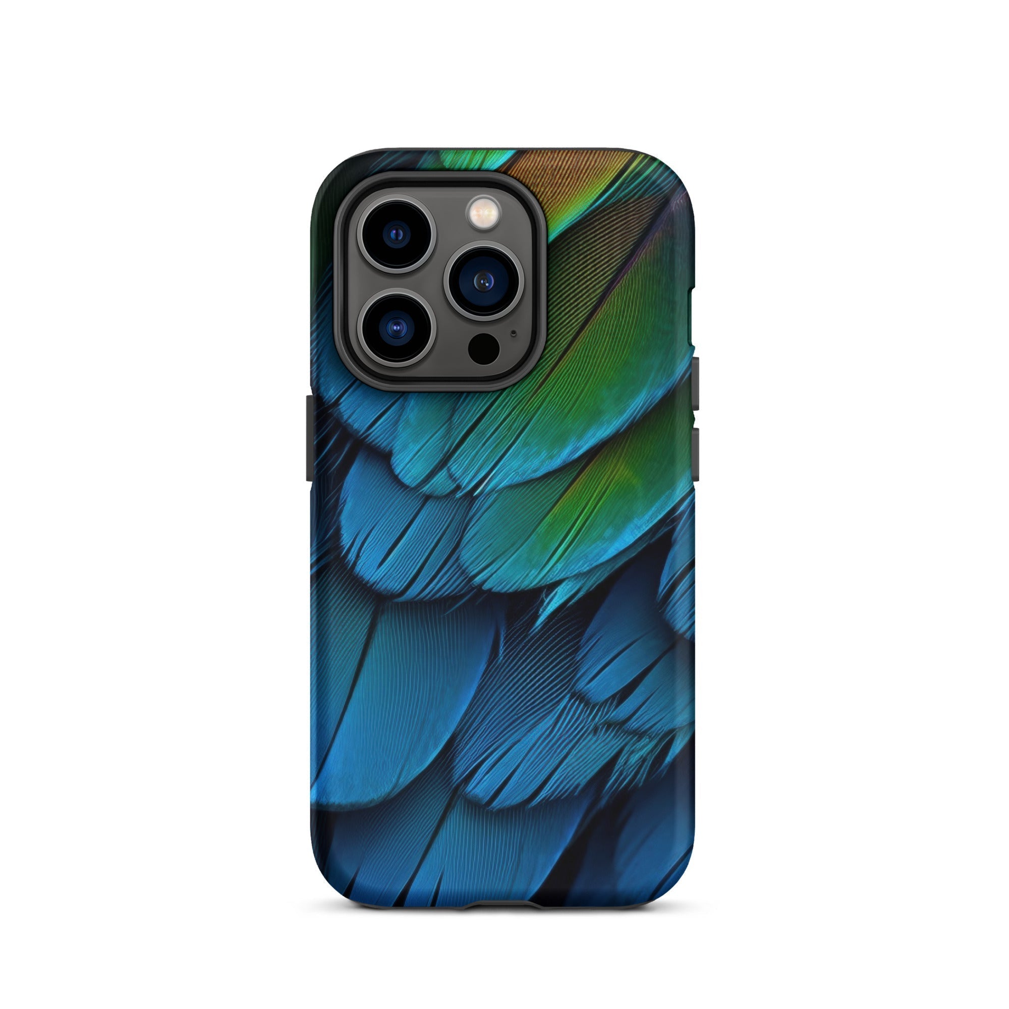 Vibrant Parrot Feather iPhone Case by Visual Verse - Image 28