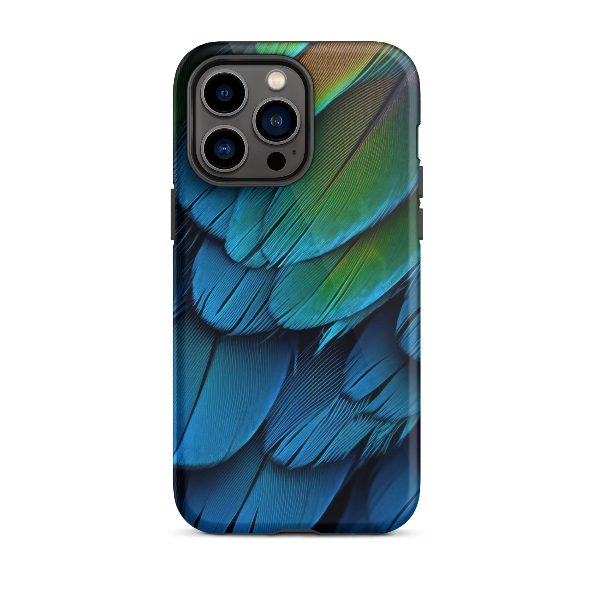 Vibrant Parrot Feather iPhone Case by Visual Verse - Image 29
