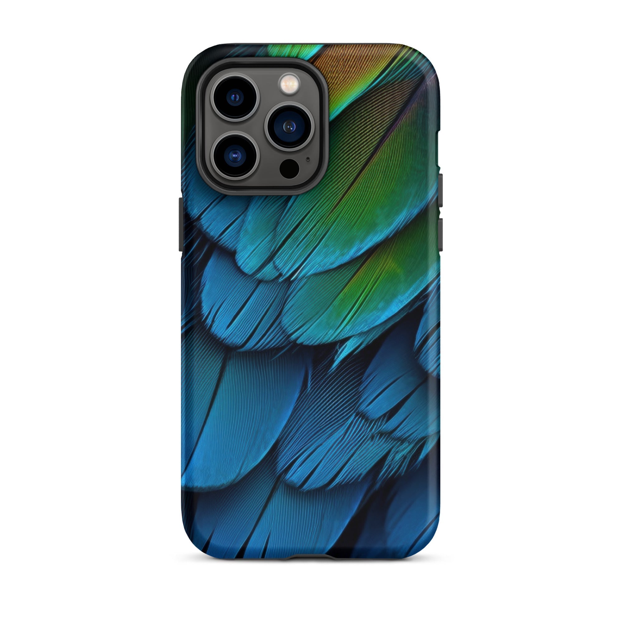 Vibrant Parrot Feather iPhone Case by Visual Verse - Image 30