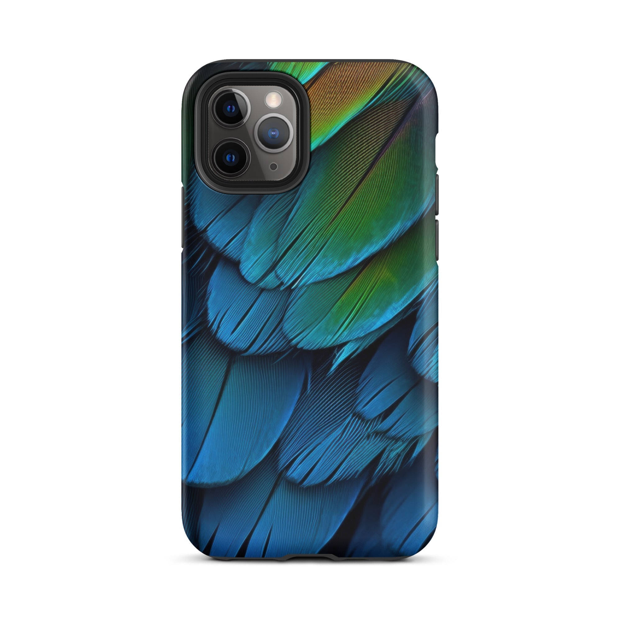 Vibrant Parrot Feather iPhone Case by Visual Verse - Image 4