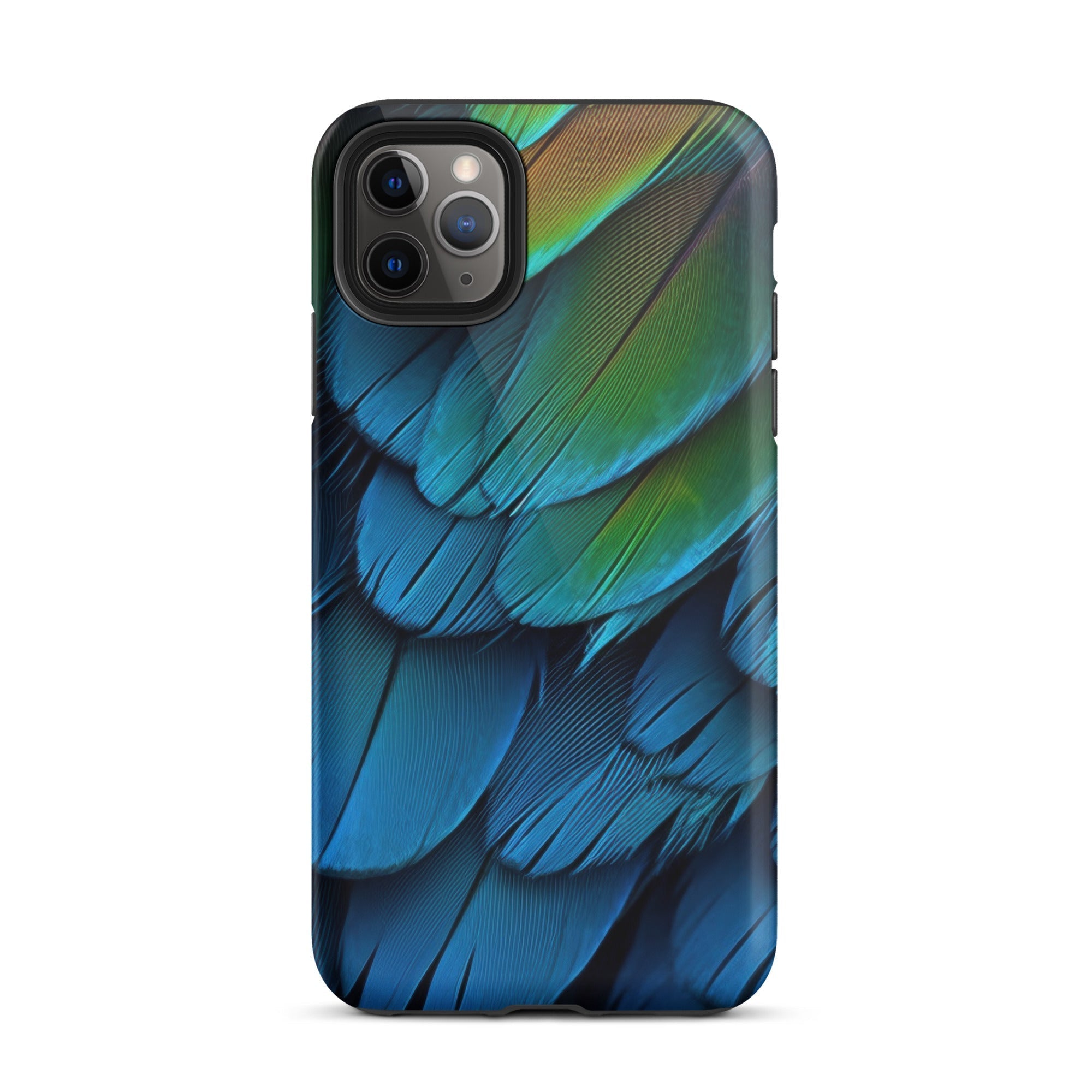 Vibrant Parrot Feather iPhone Case by Visual Verse - Image 5