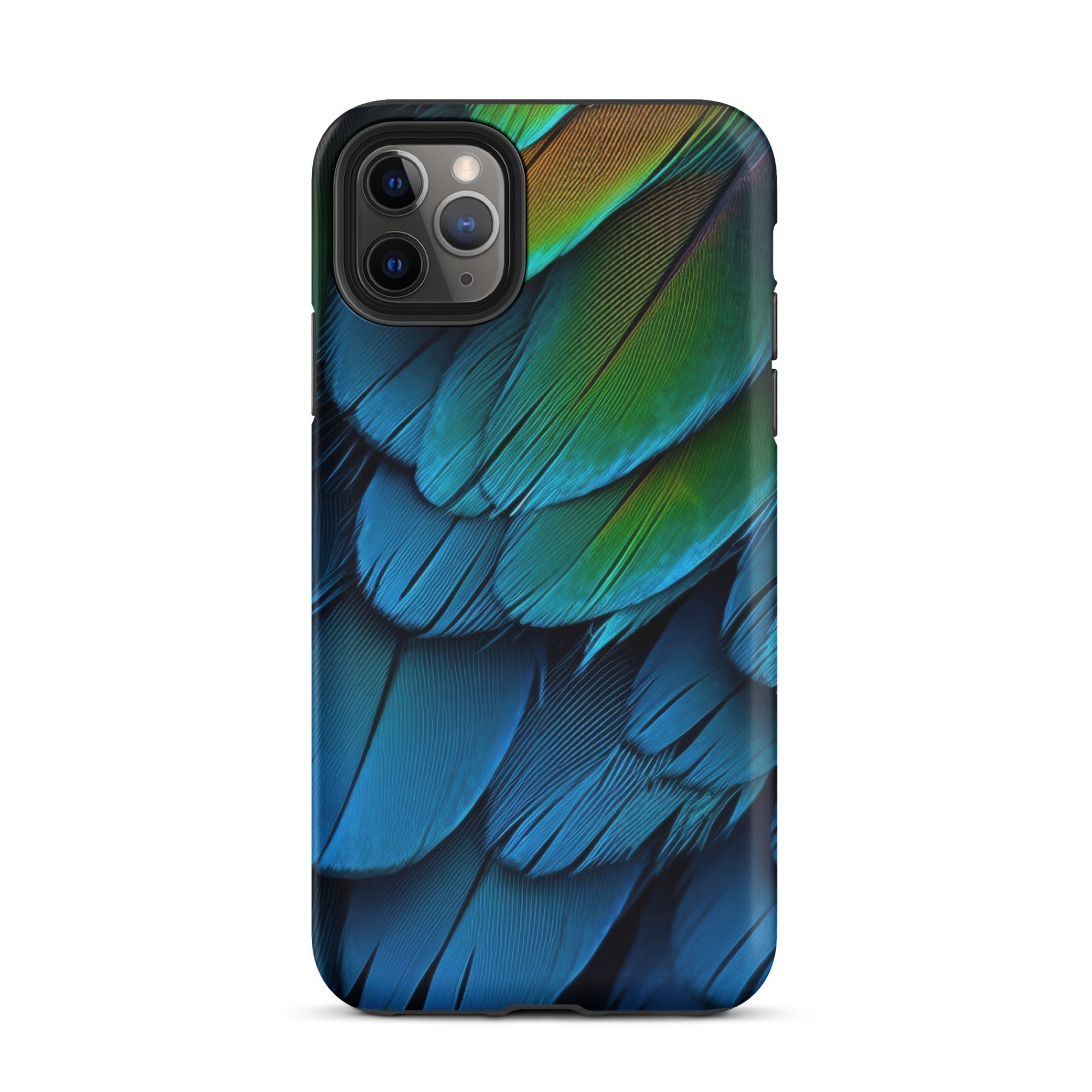 Vibrant Parrot Feather iPhone Case by Visual Verse - Image 6