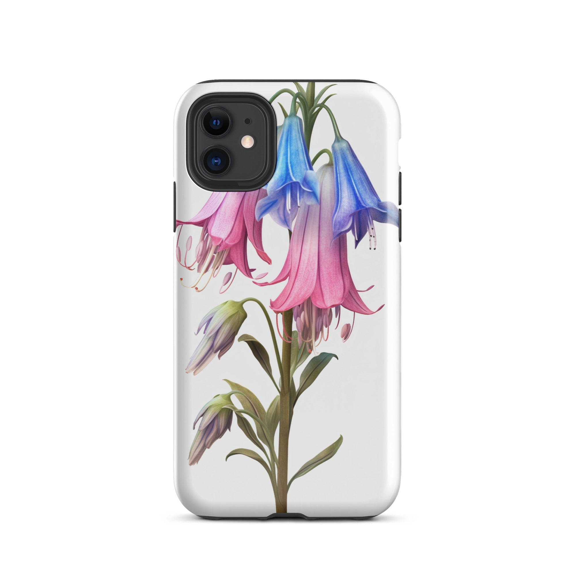 Virginia Bluebell Flower iPhone Case by Visual Verse - Image 1