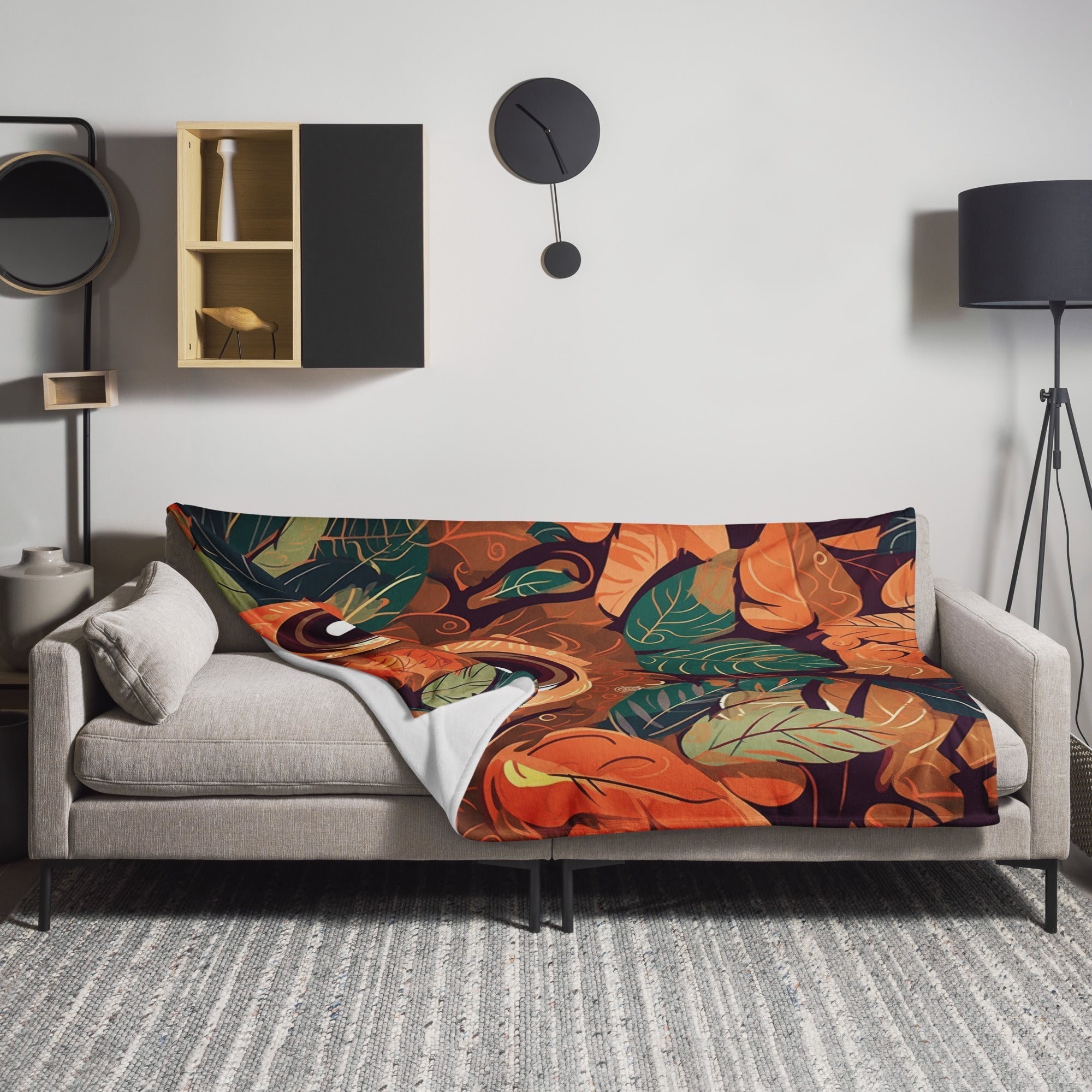 Whimsical Tarsier Blanket by Visual Verse - Image 1