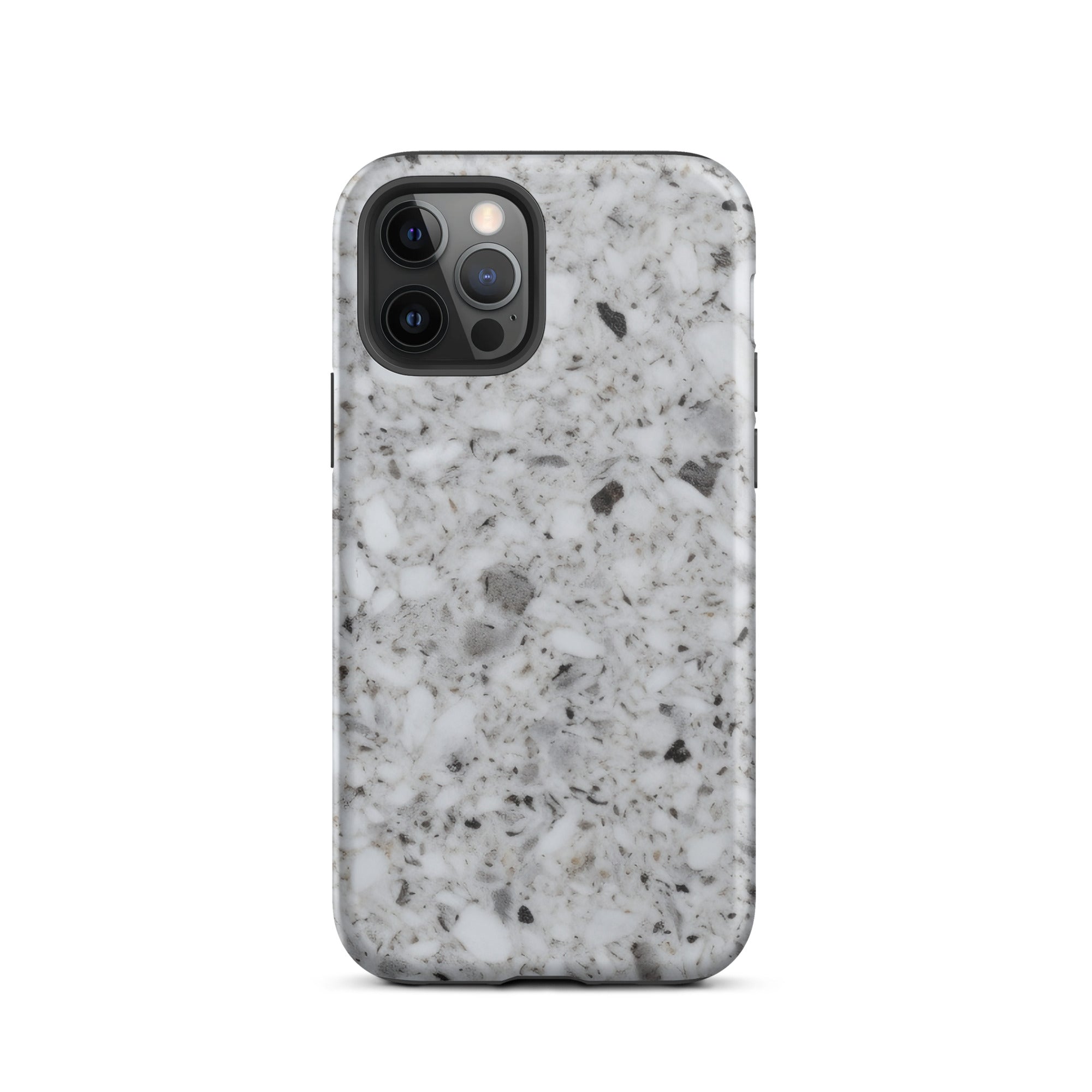 White Speckled Granite iPhone Case by Visual Verse - Image 11
