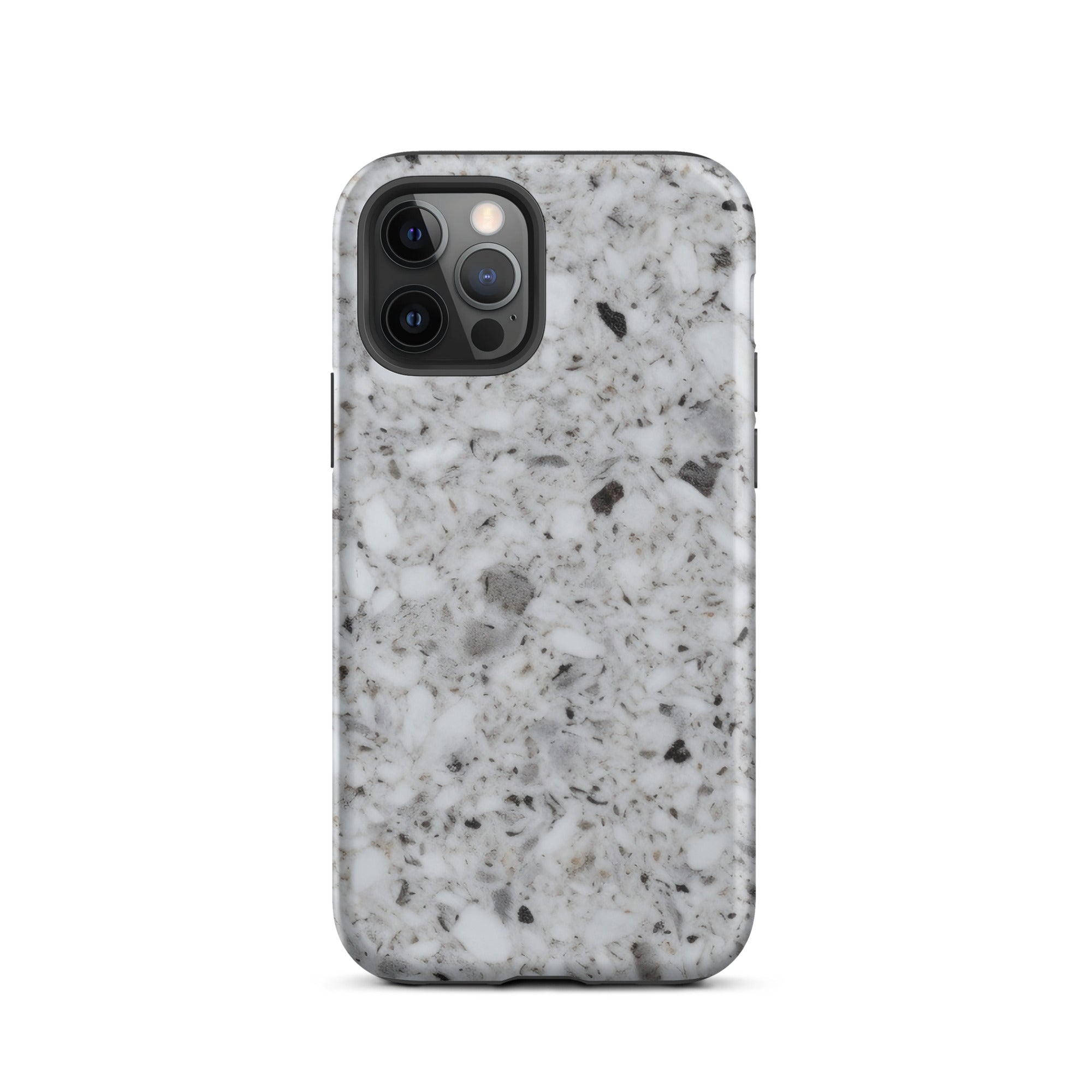 White Speckled Granite iPhone Case by Visual Verse - Image 12
