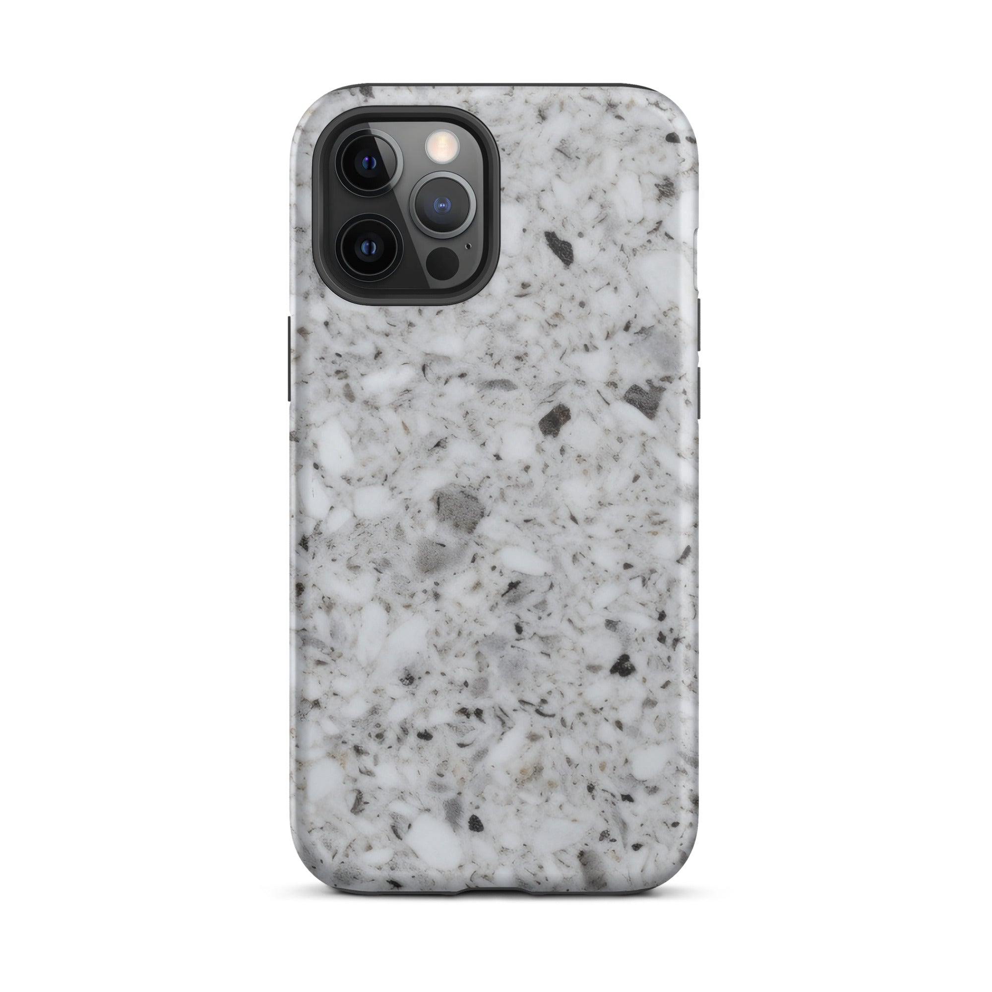 White Speckled Granite iPhone Case by Visual Verse - Image 13