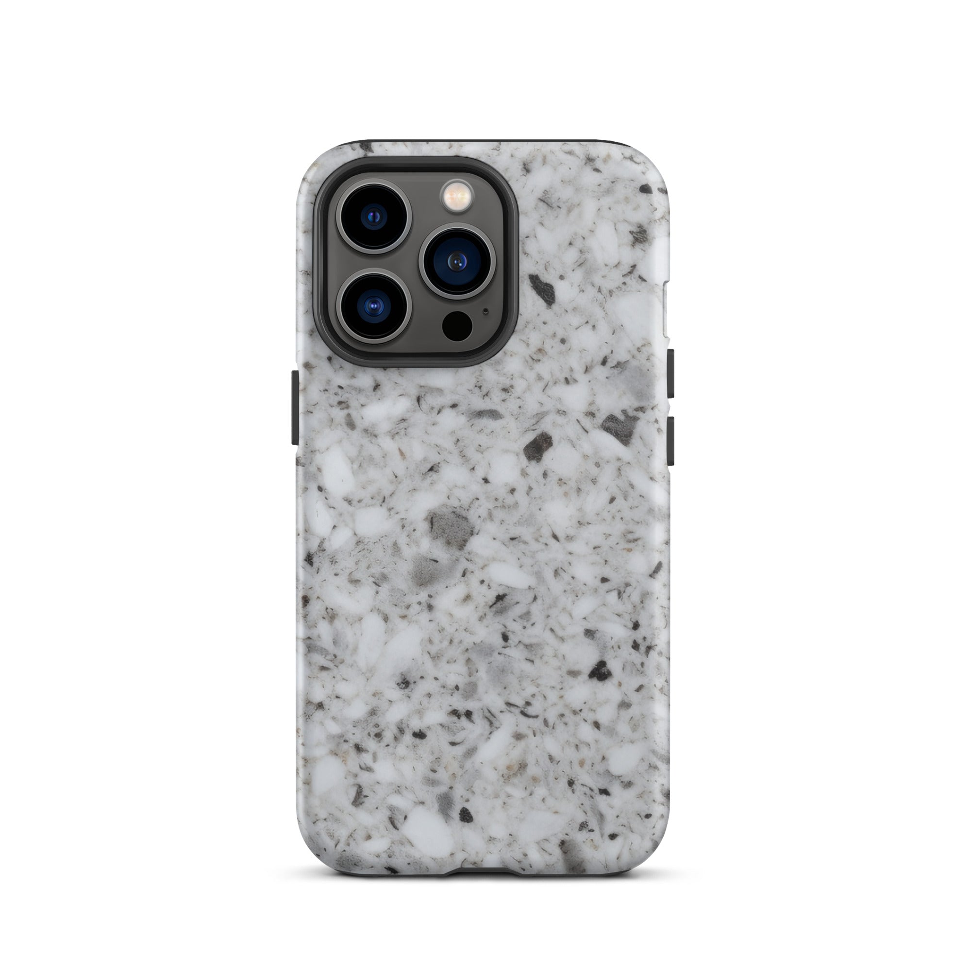 White Speckled Granite iPhone Case by Visual Verse - Image 19