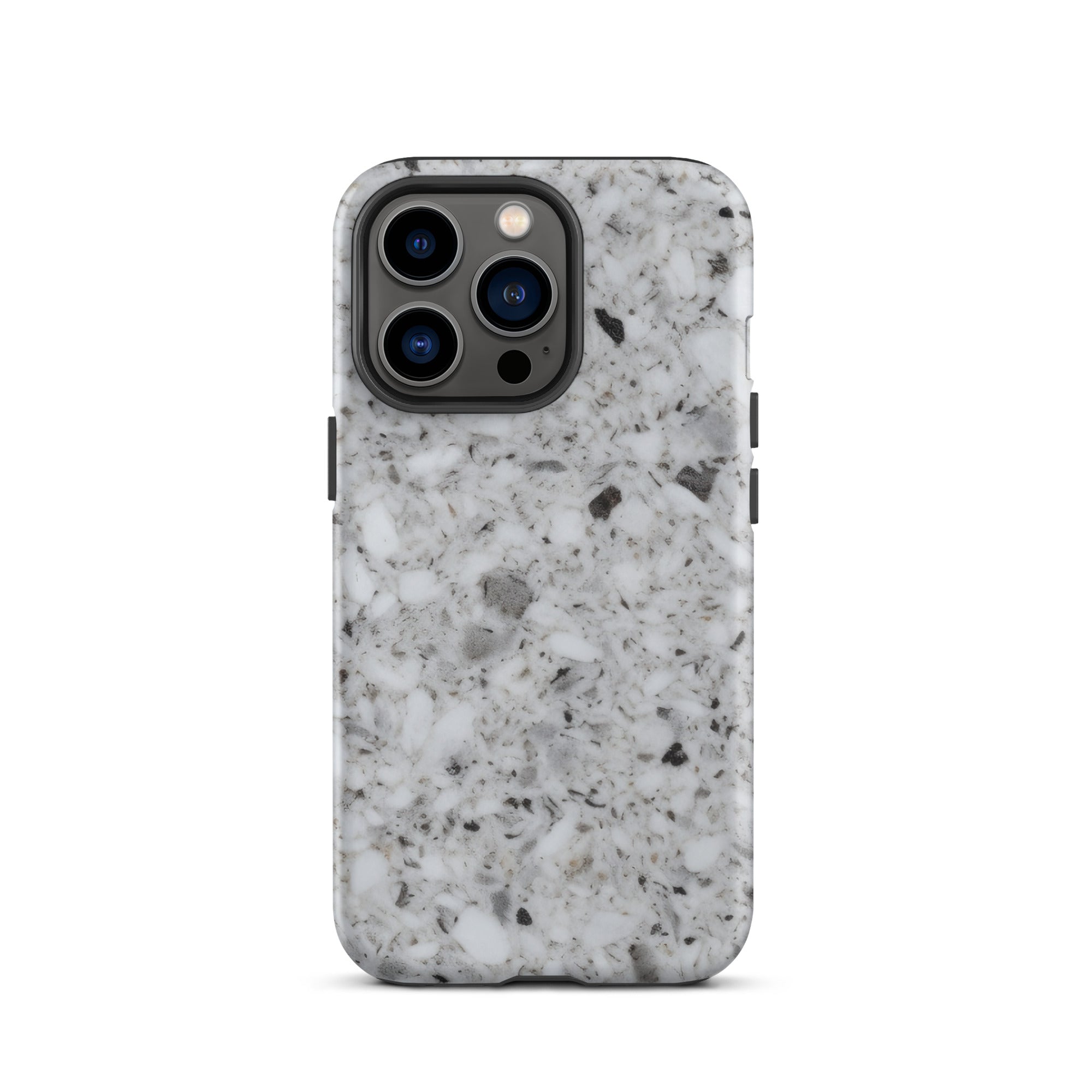 White Speckled Granite iPhone Case by Visual Verse - Image 20
