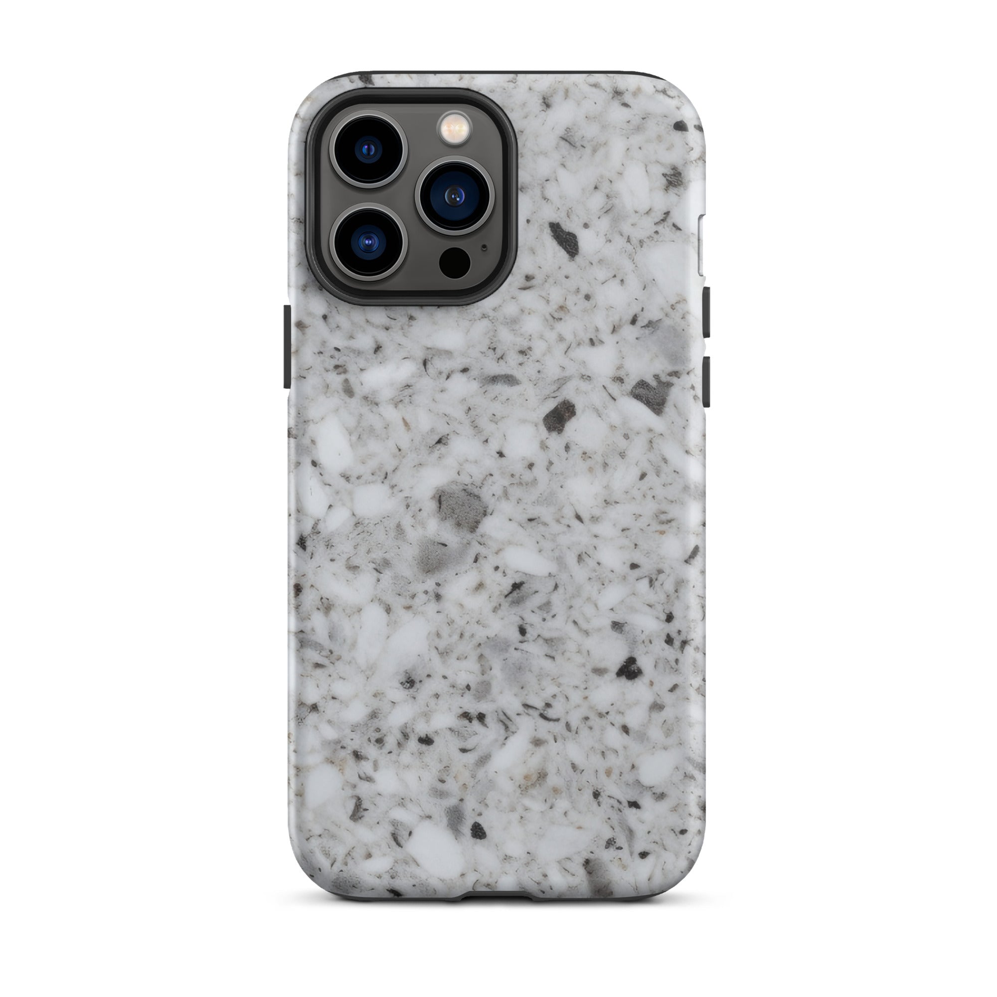 White Speckled Granite iPhone Case by Visual Verse - Image 21