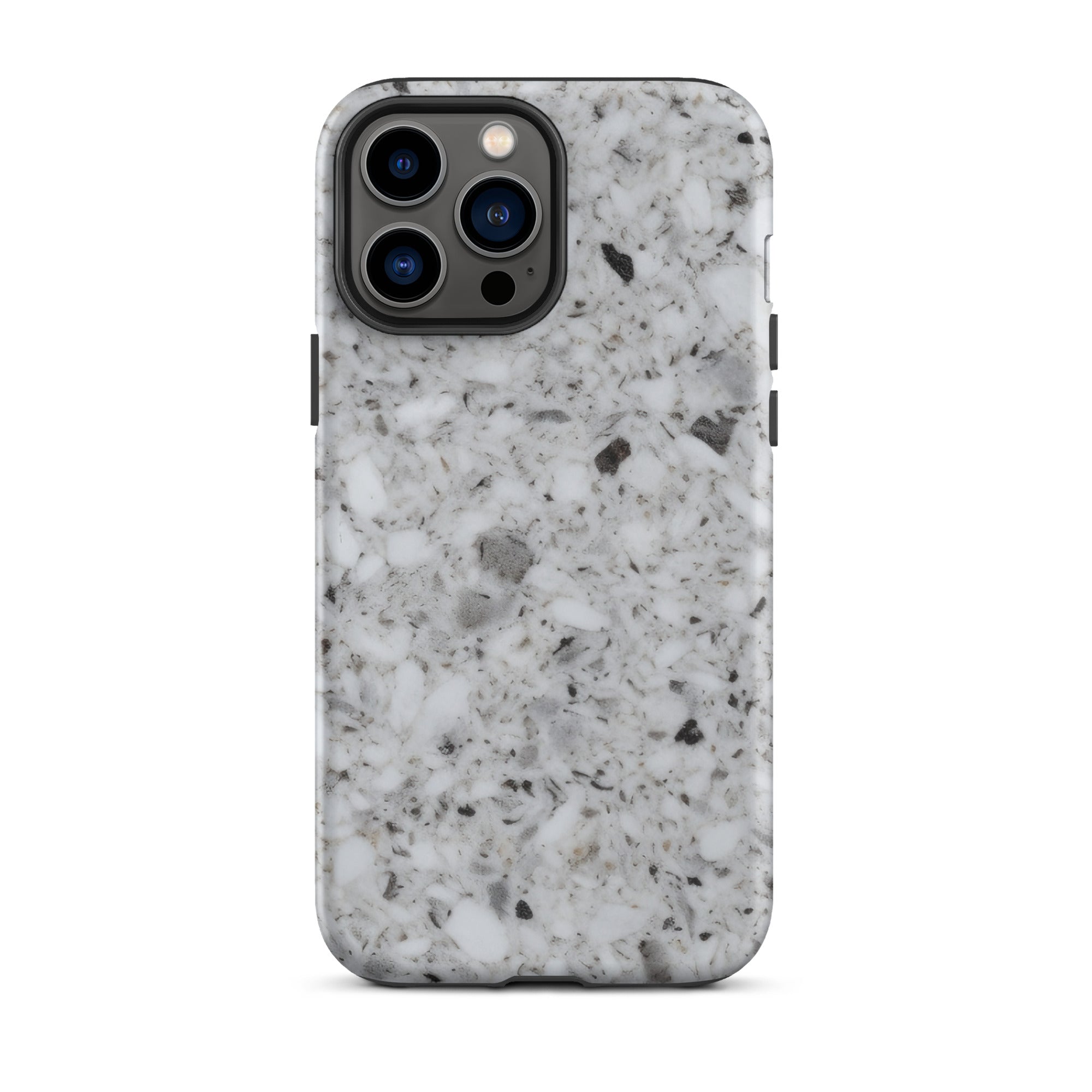 White Speckled Granite iPhone Case by Visual Verse - Image 22