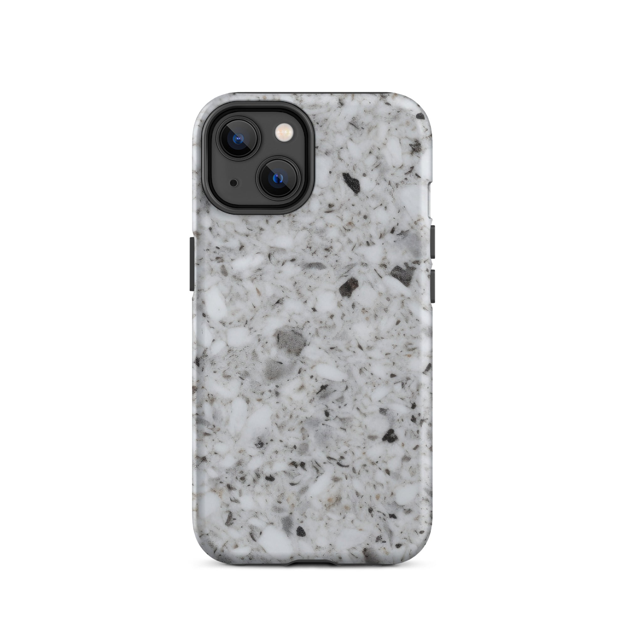 White Speckled Granite iPhone Case by Visual Verse - Image 24