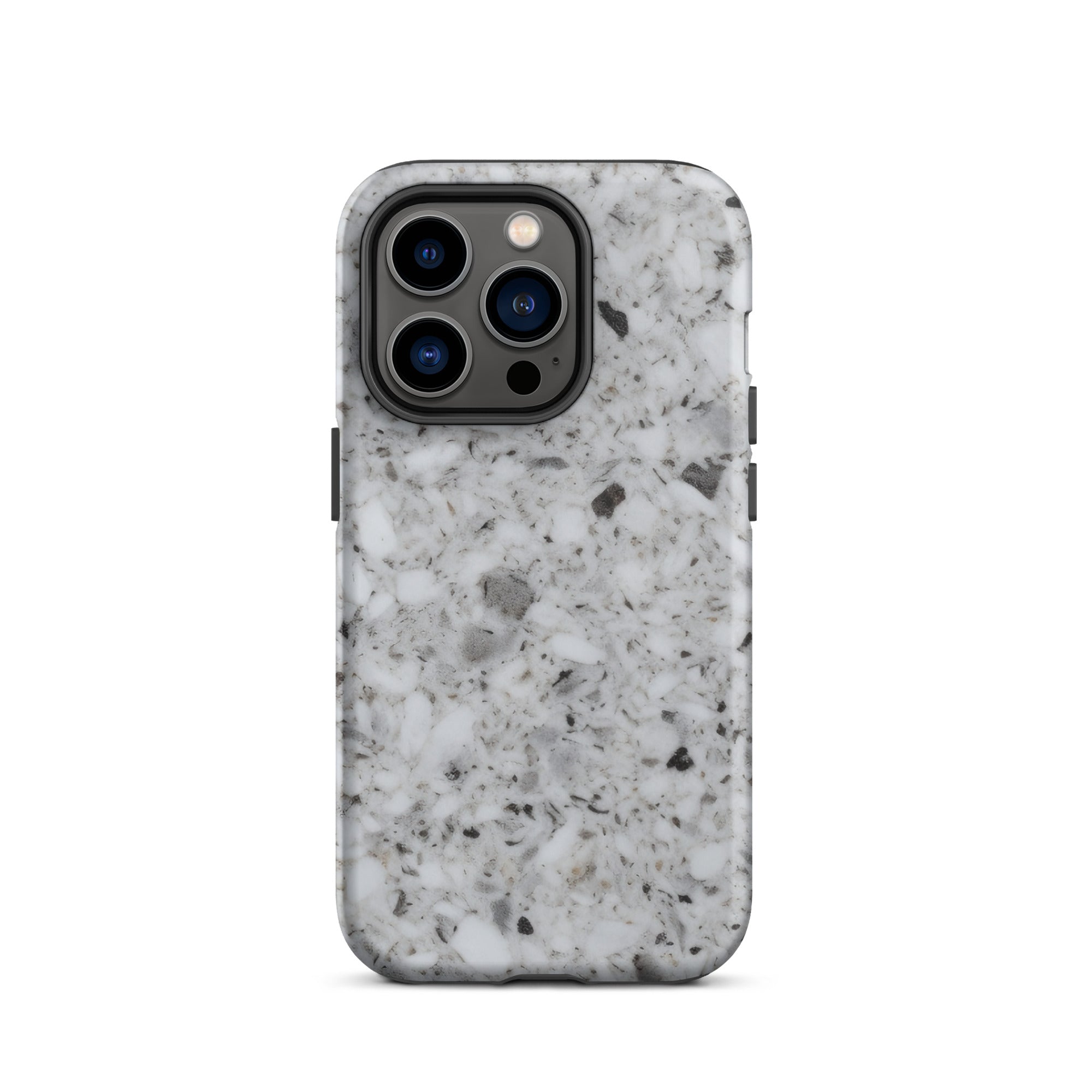 White Speckled Granite iPhone Case by Visual Verse - Image 27