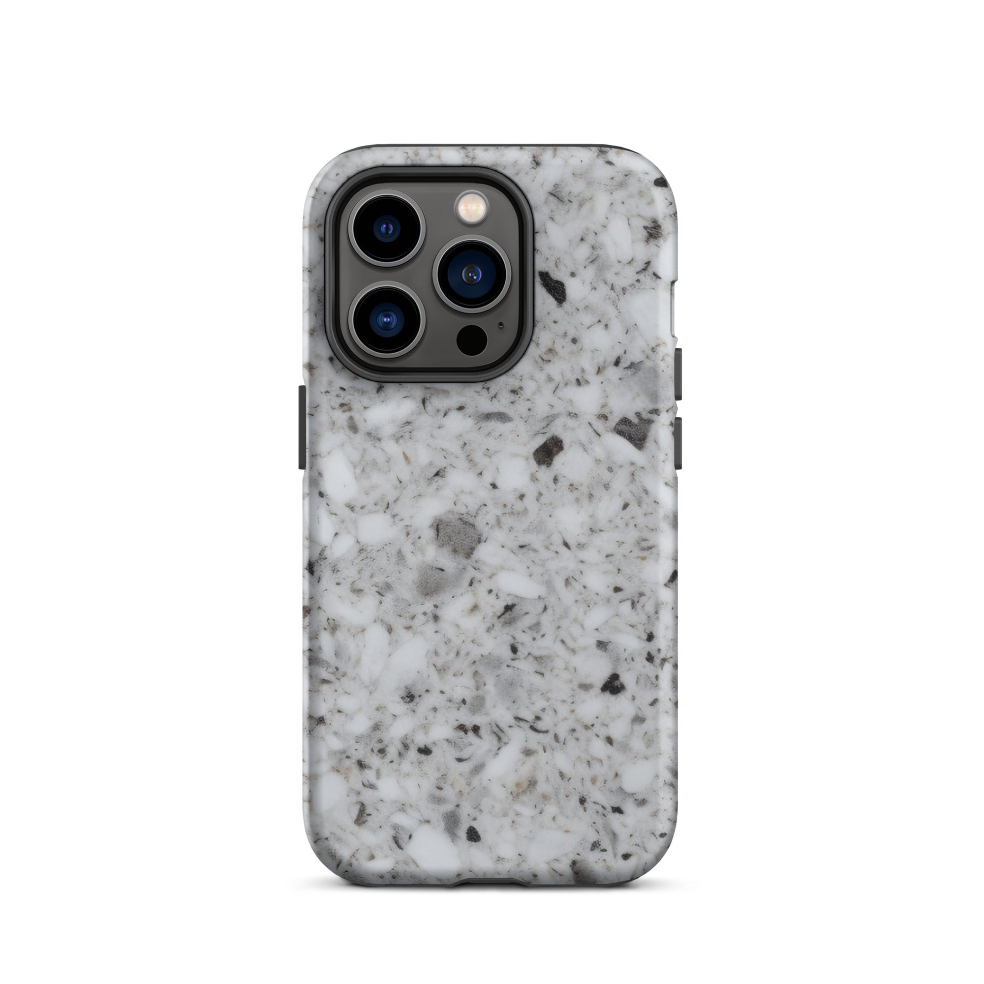 White Speckled Granite iPhone Case by Visual Verse - Image 28