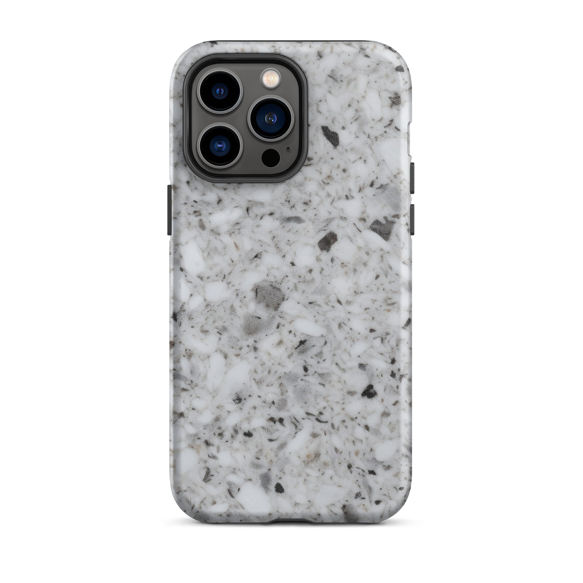 White Speckled Granite iPhone Case by Visual Verse - Image 29