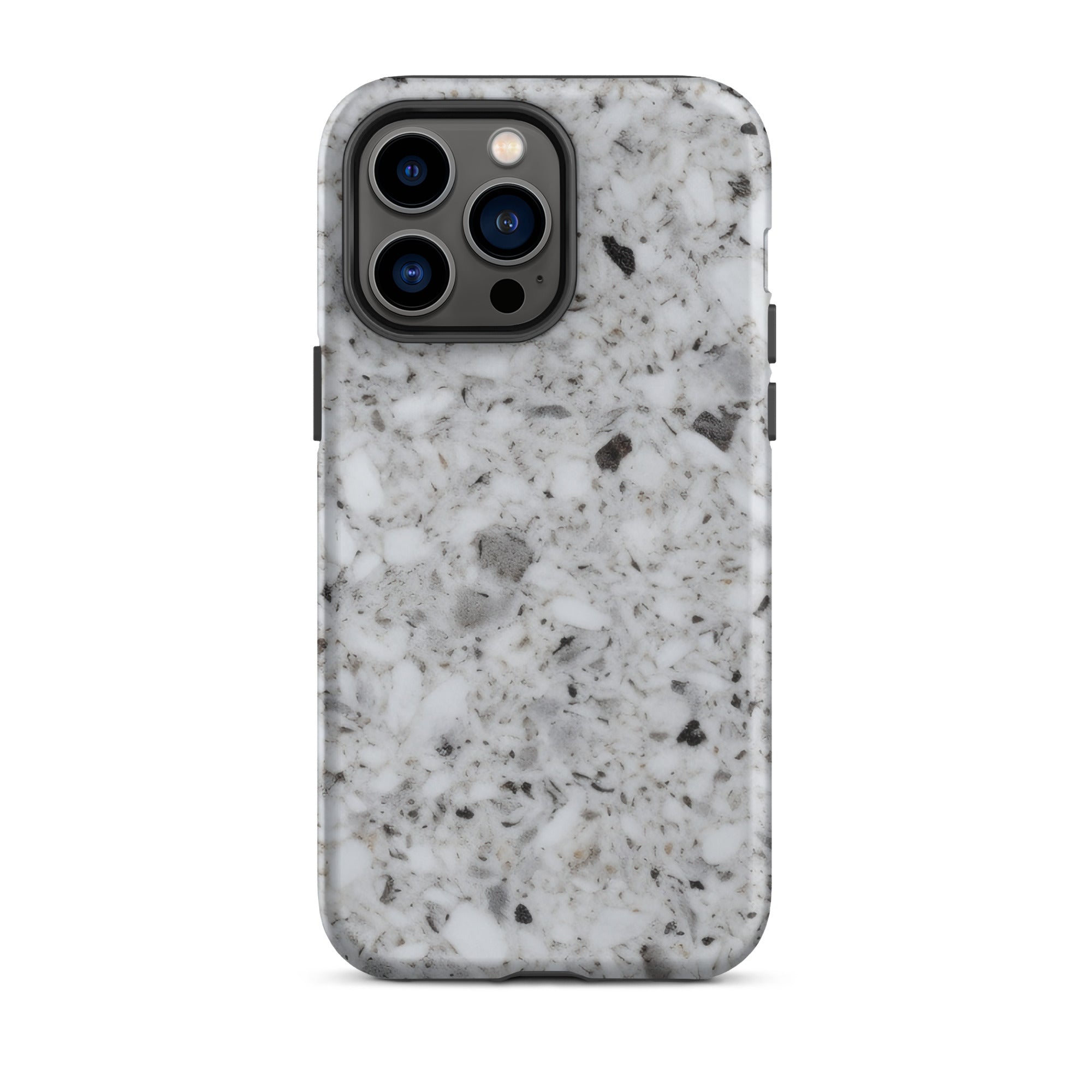 White Speckled Granite iPhone Case by Visual Verse - Image 30