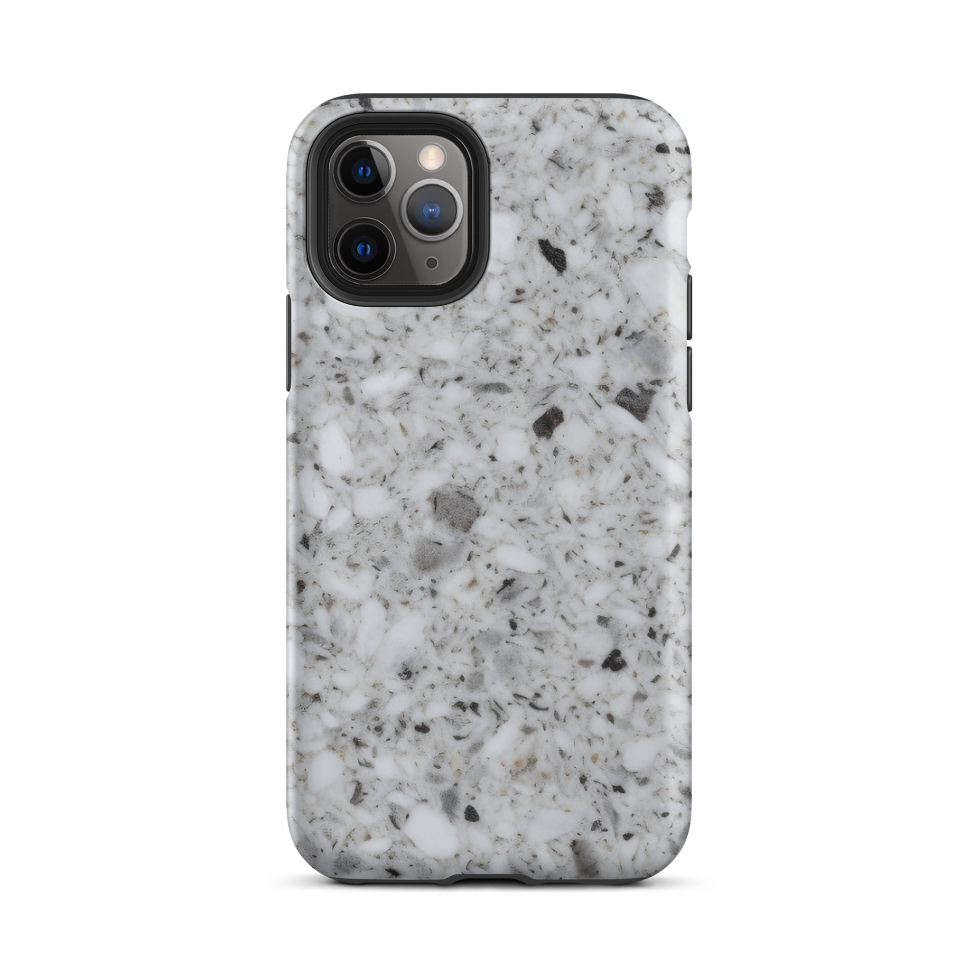 White Speckled Granite iPhone Case by Visual Verse - Image 4