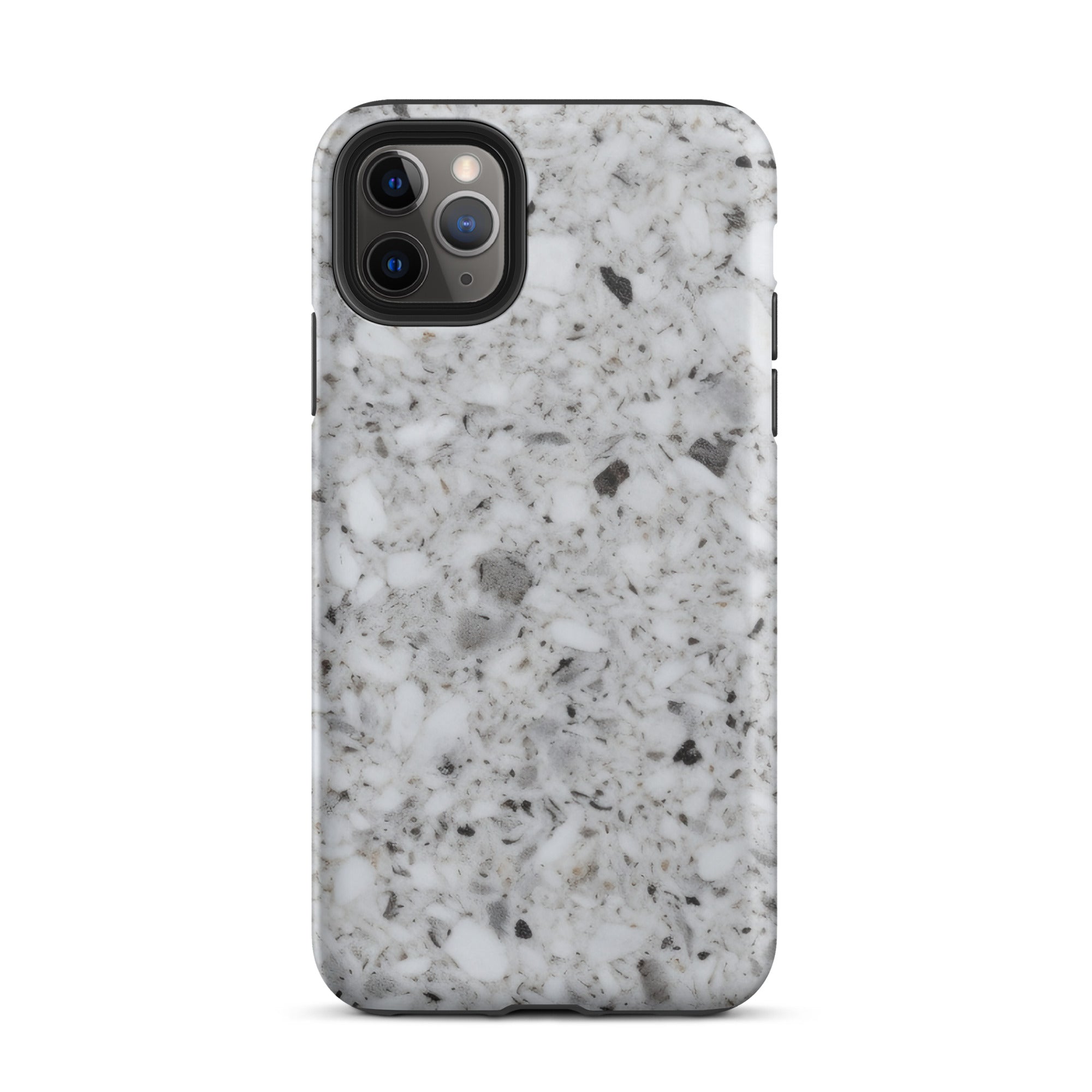White Speckled Granite iPhone Case by Visual Verse - Image 5