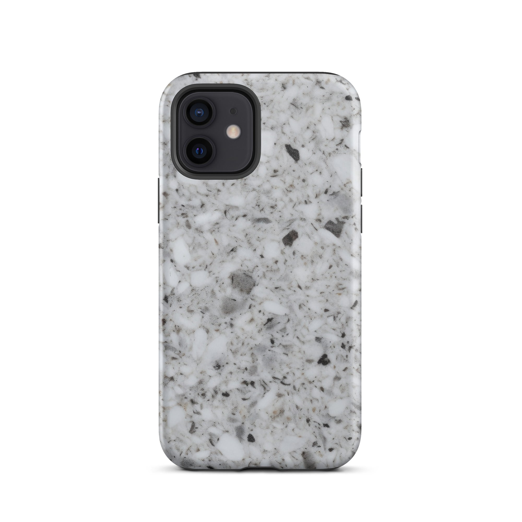 White Speckled Granite iPhone Case by Visual Verse - Image 9