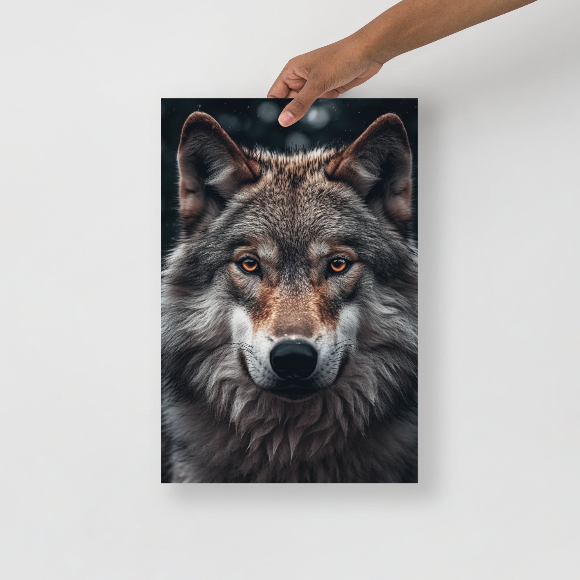 Wildlife Starring Wolf Art Poster by Visual Verse - Image 4