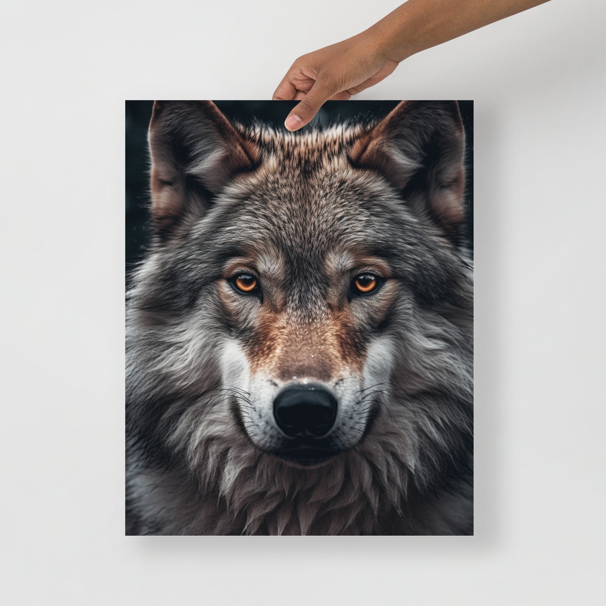 Wildlife Starring Wolf Art Poster by Visual Verse - Image 5