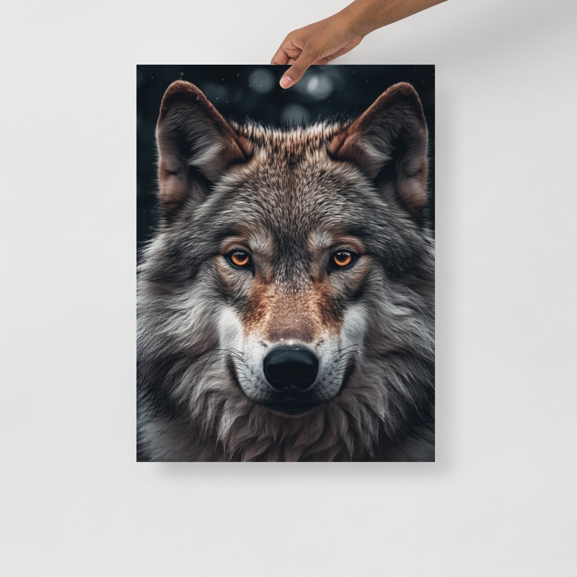 Wildlife Starring Wolf Art Poster by Visual Verse - Image 6