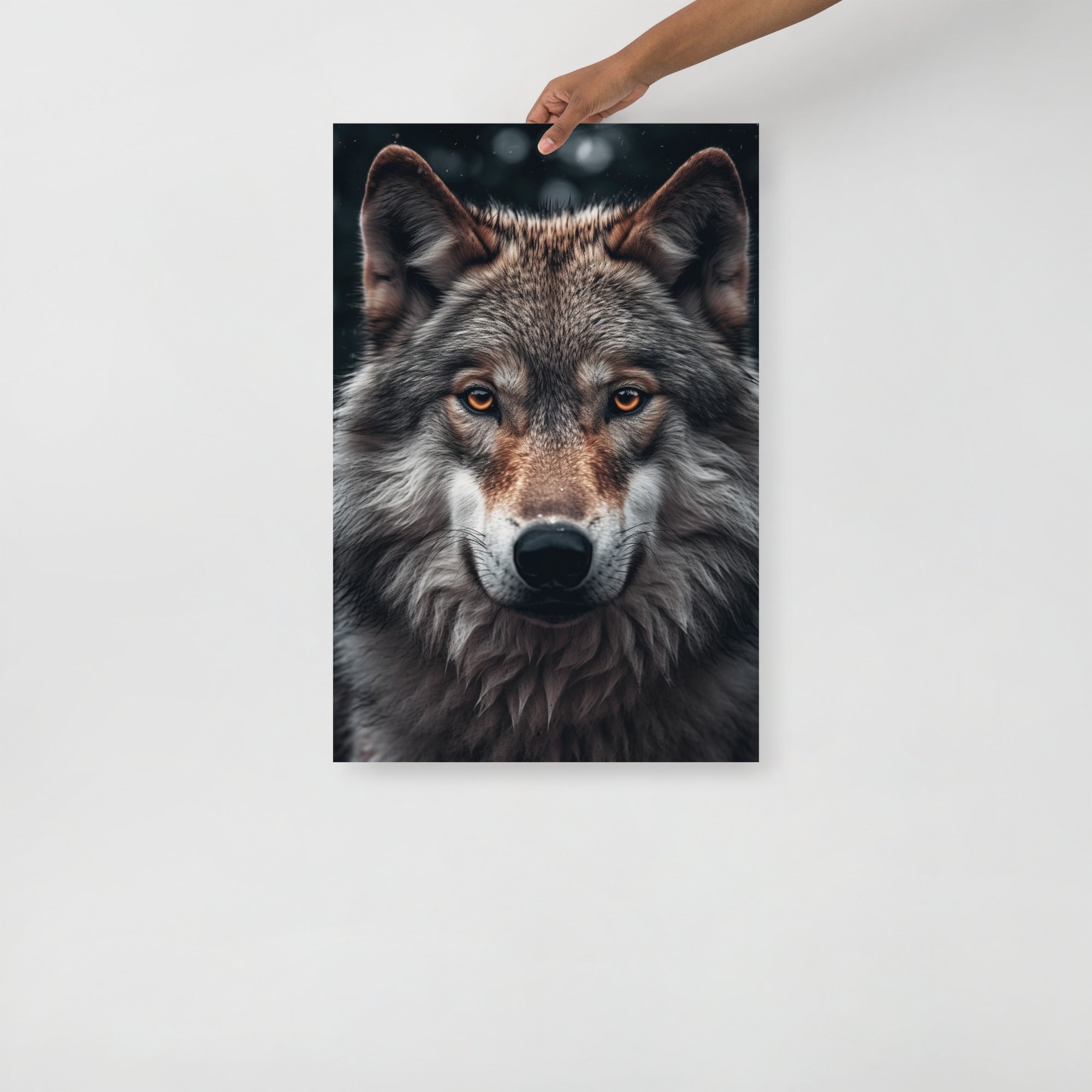 Wildlife Starring Wolf Art Poster by Visual Verse - Image 7