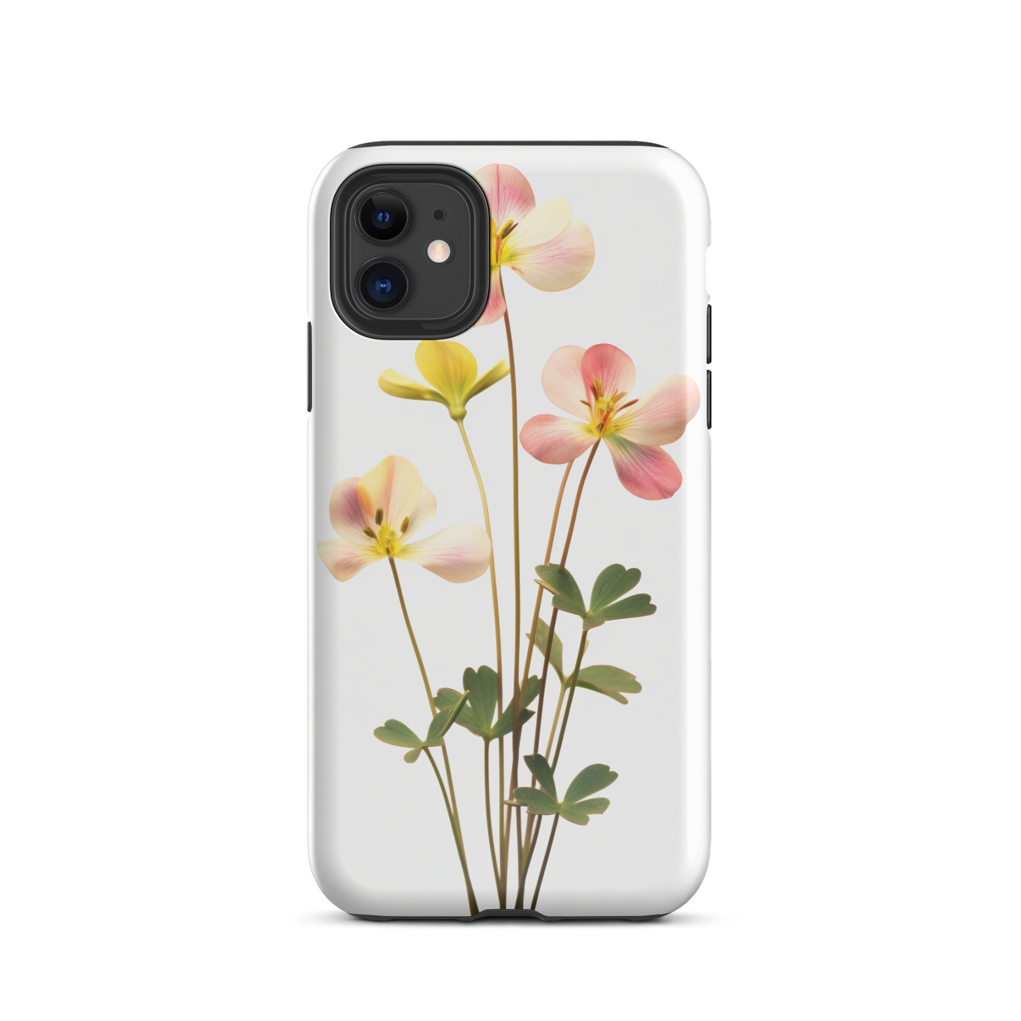 Wood Sorrel Flower iPhone Case by Visual Verse - Image 1
