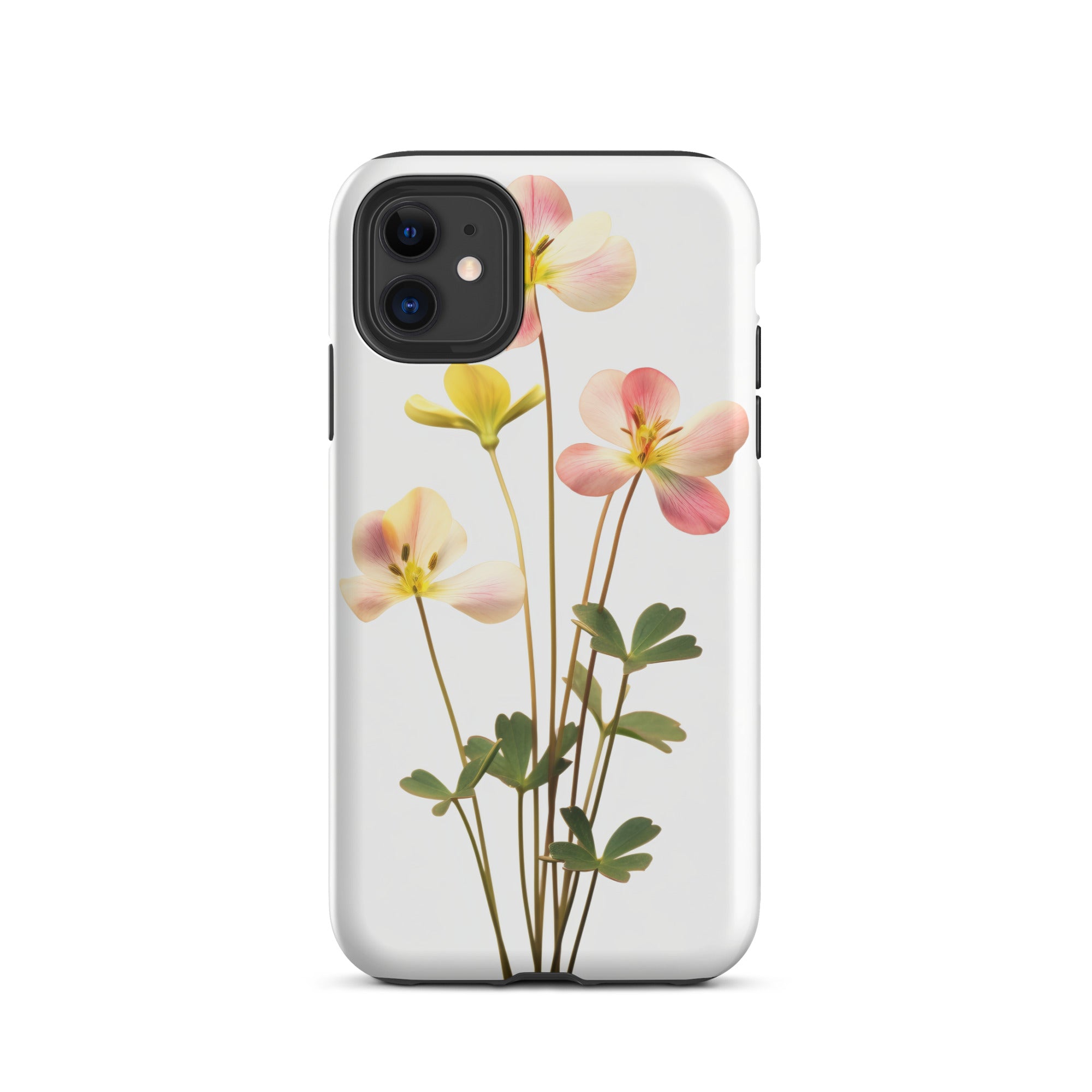Wood Sorrel Flower iPhone Case by Visual Verse - Image 2
