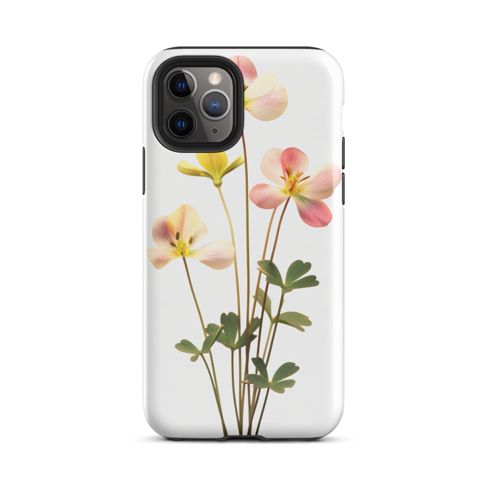 Wood Sorrel Flower iPhone Case by Visual Verse - Image 3