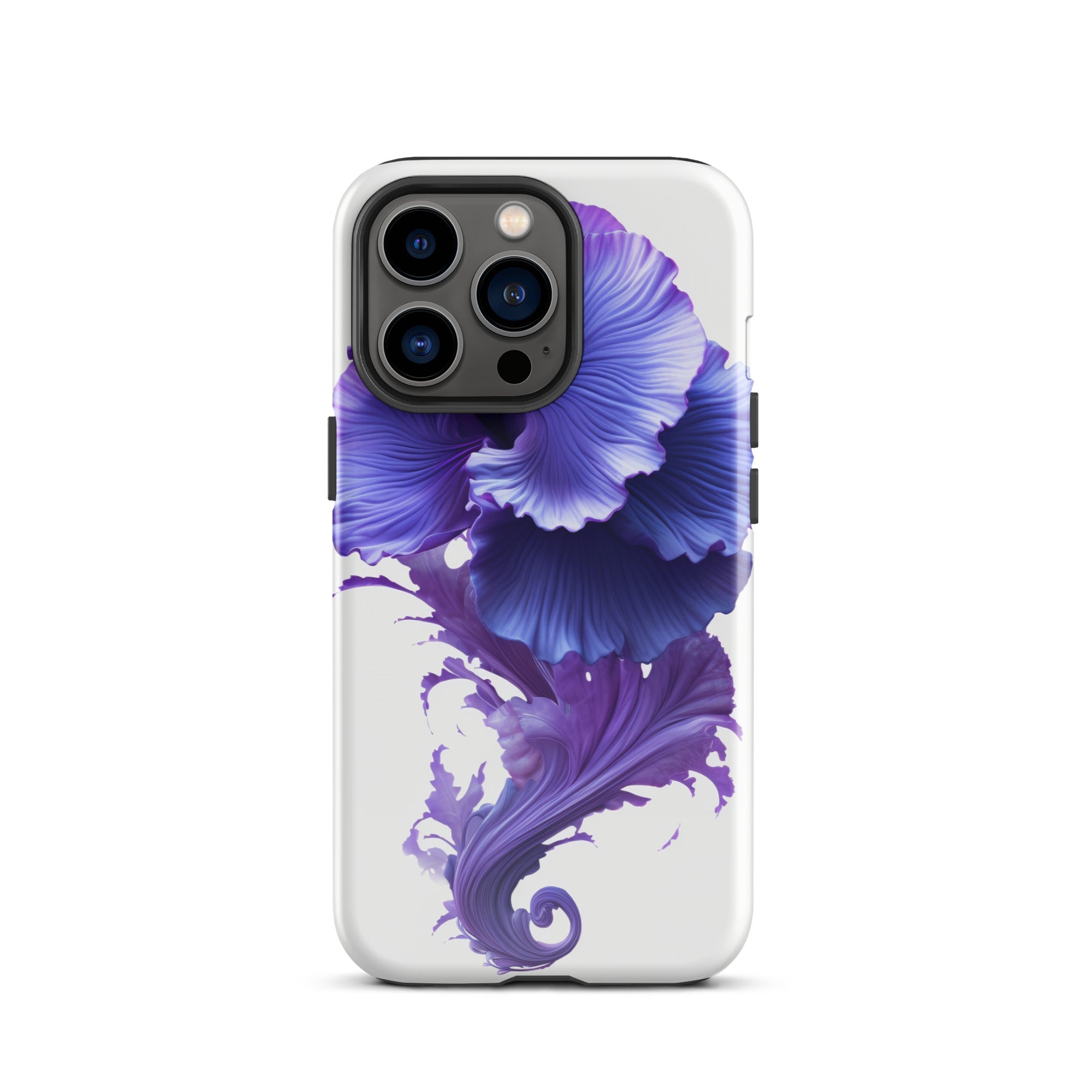 Woolly Bluecurls Flower iPhone Case by Visual Verse - Image 19