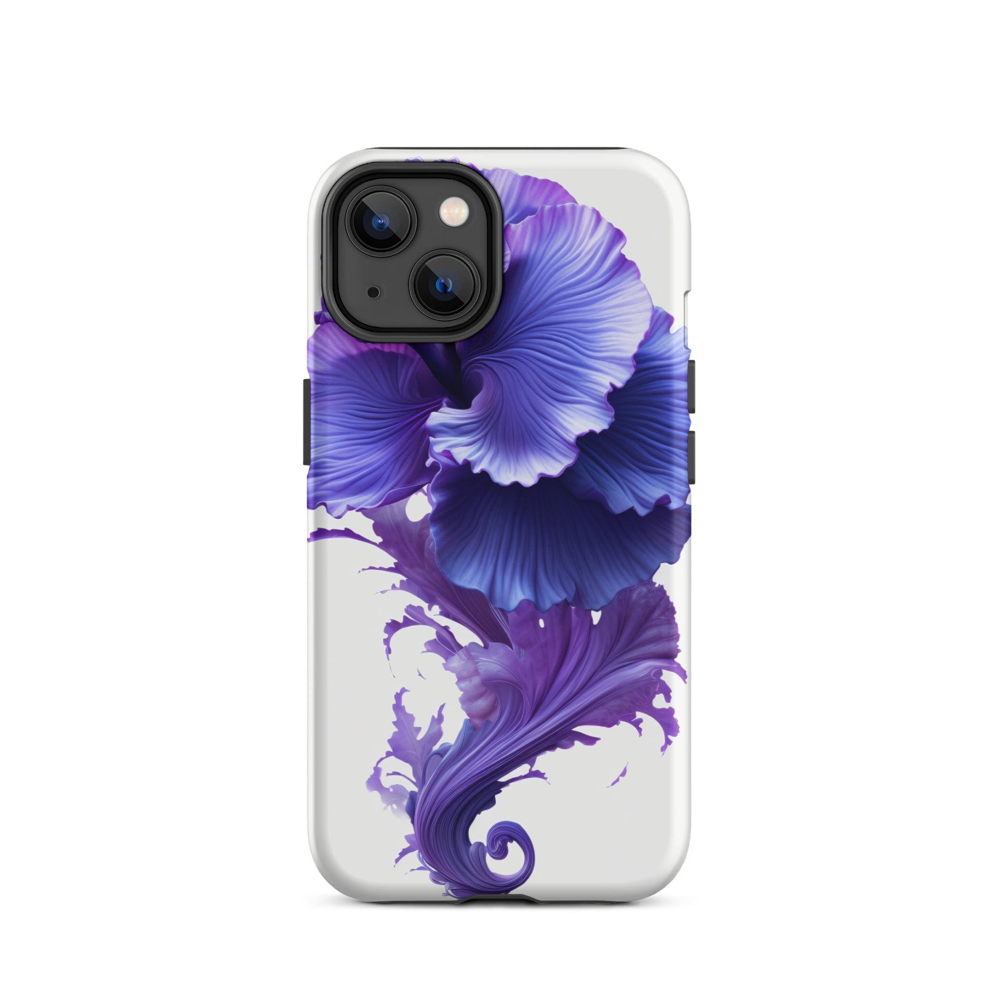 Woolly Bluecurls Flower iPhone Case by Visual Verse - Image 24