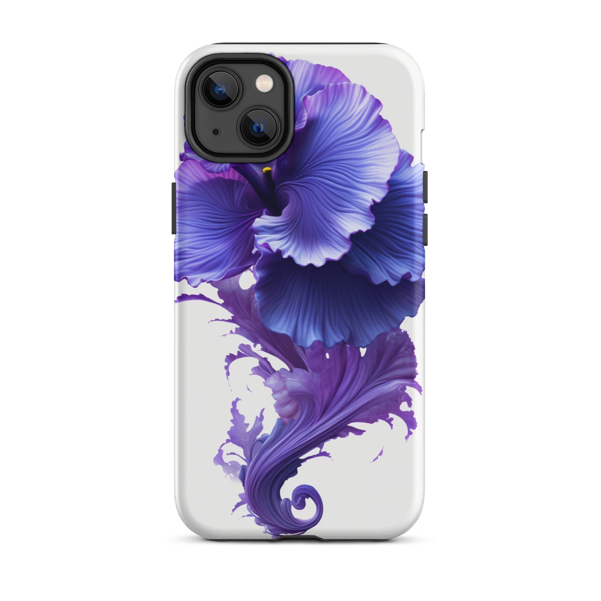 Woolly Bluecurls Flower iPhone Case by Visual Verse - Image 26