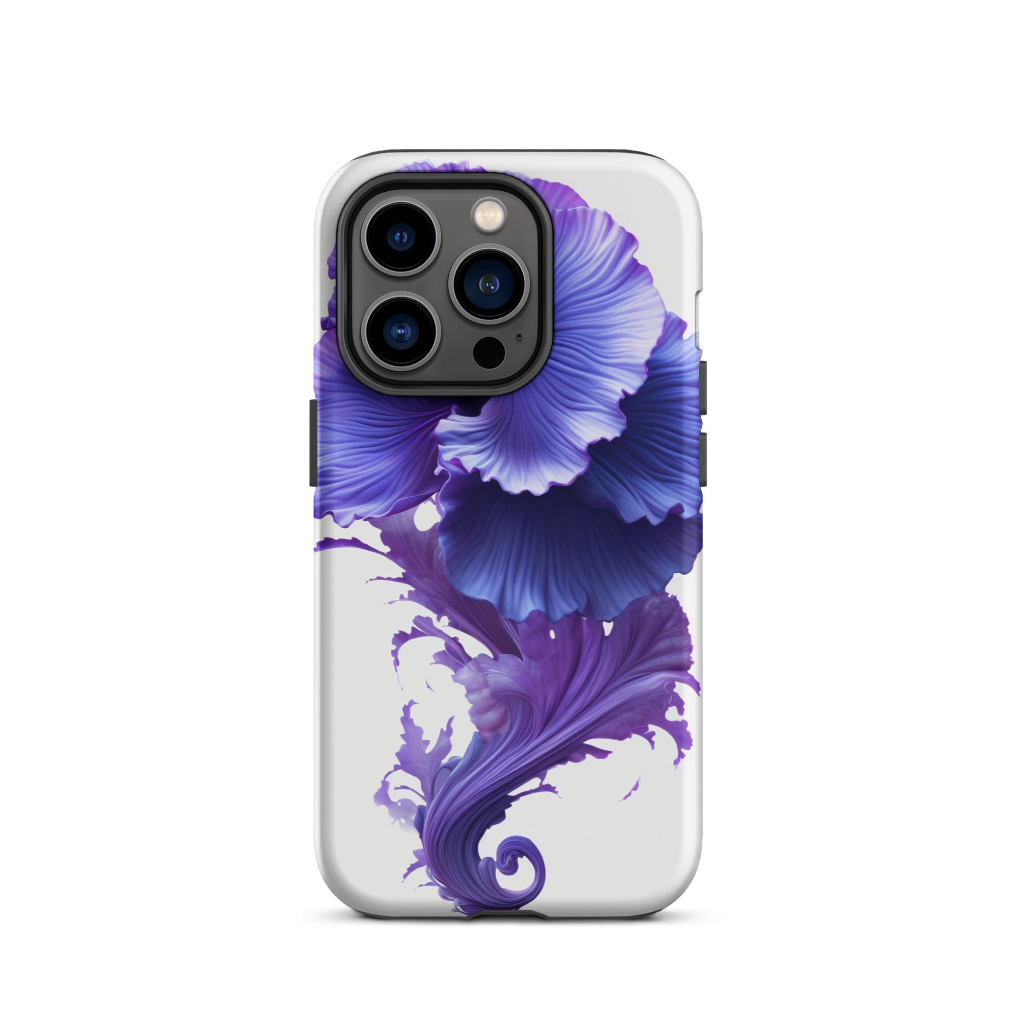 Woolly Bluecurls Flower iPhone Case by Visual Verse - Image 28