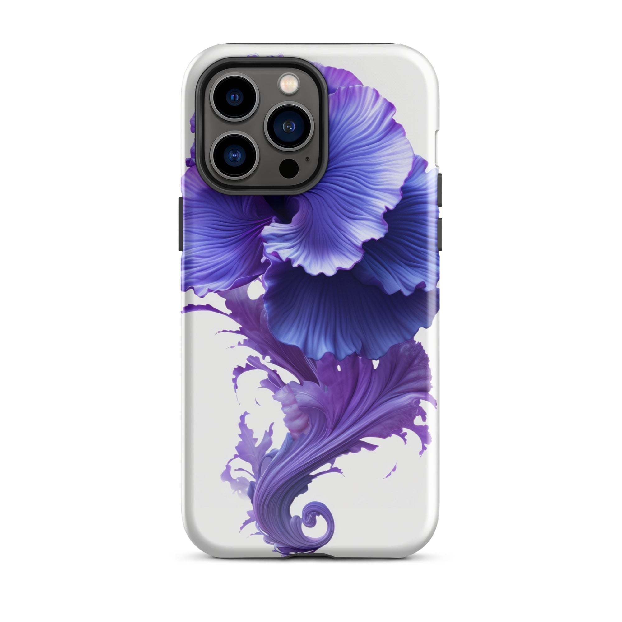Woolly Bluecurls Flower iPhone Case by Visual Verse - Image 29