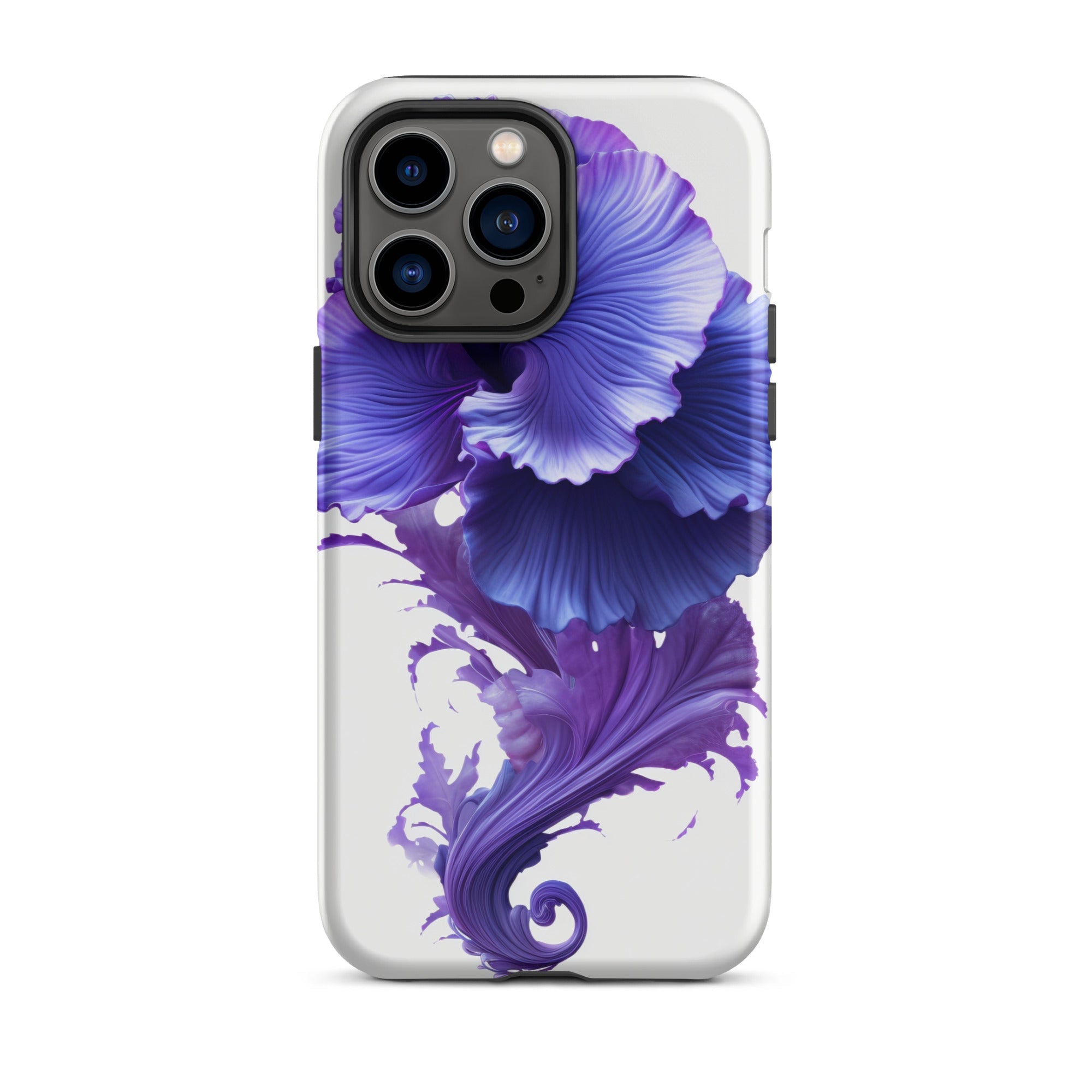 Woolly Bluecurls Flower iPhone Case by Visual Verse - Image 30