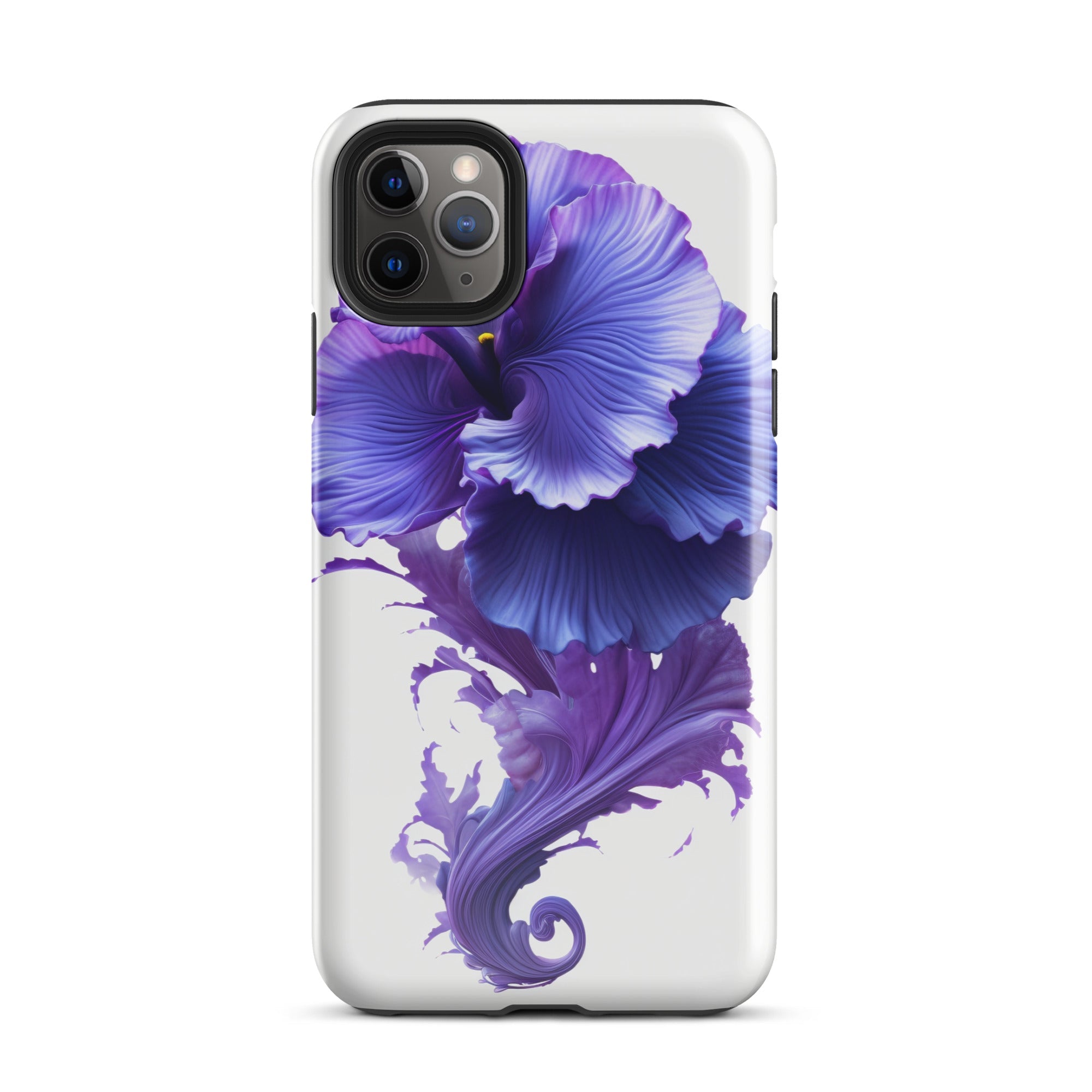 Woolly Bluecurls Flower iPhone Case by Visual Verse - Image 5