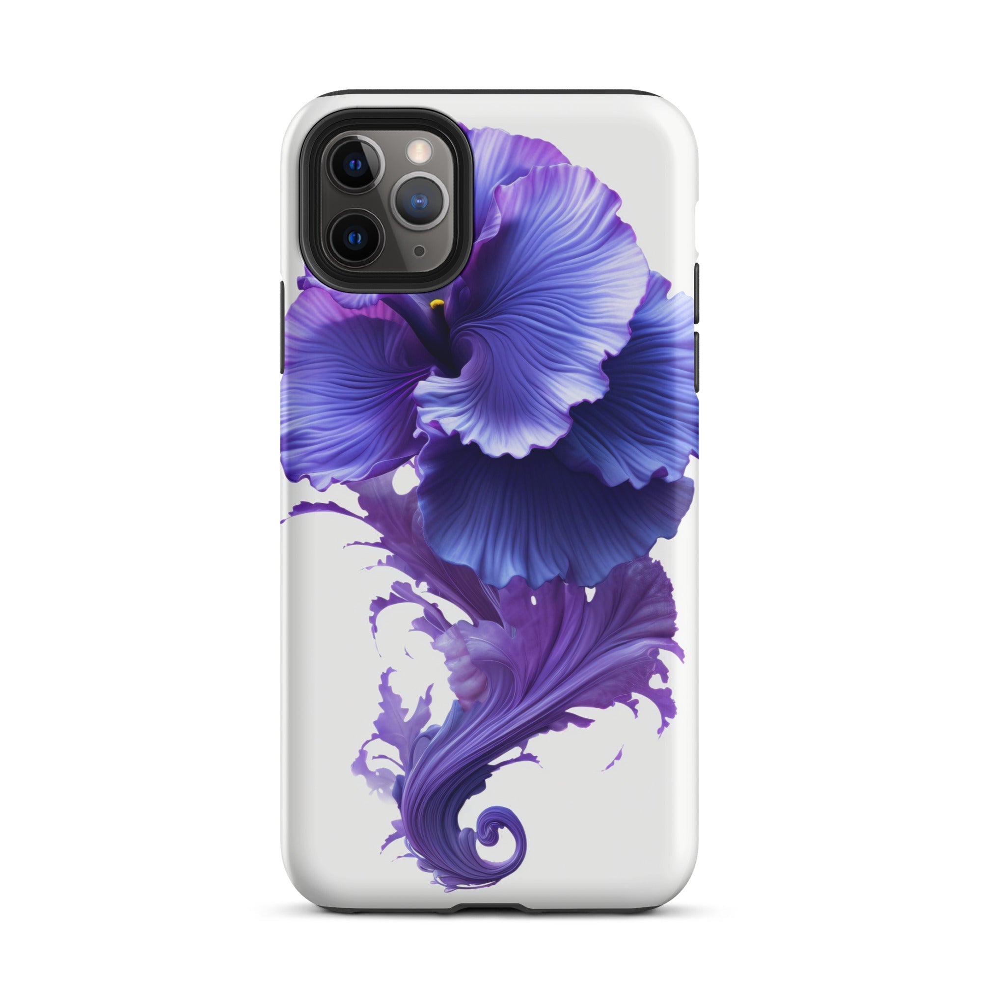Woolly Bluecurls Flower iPhone Case by Visual Verse - Image 6