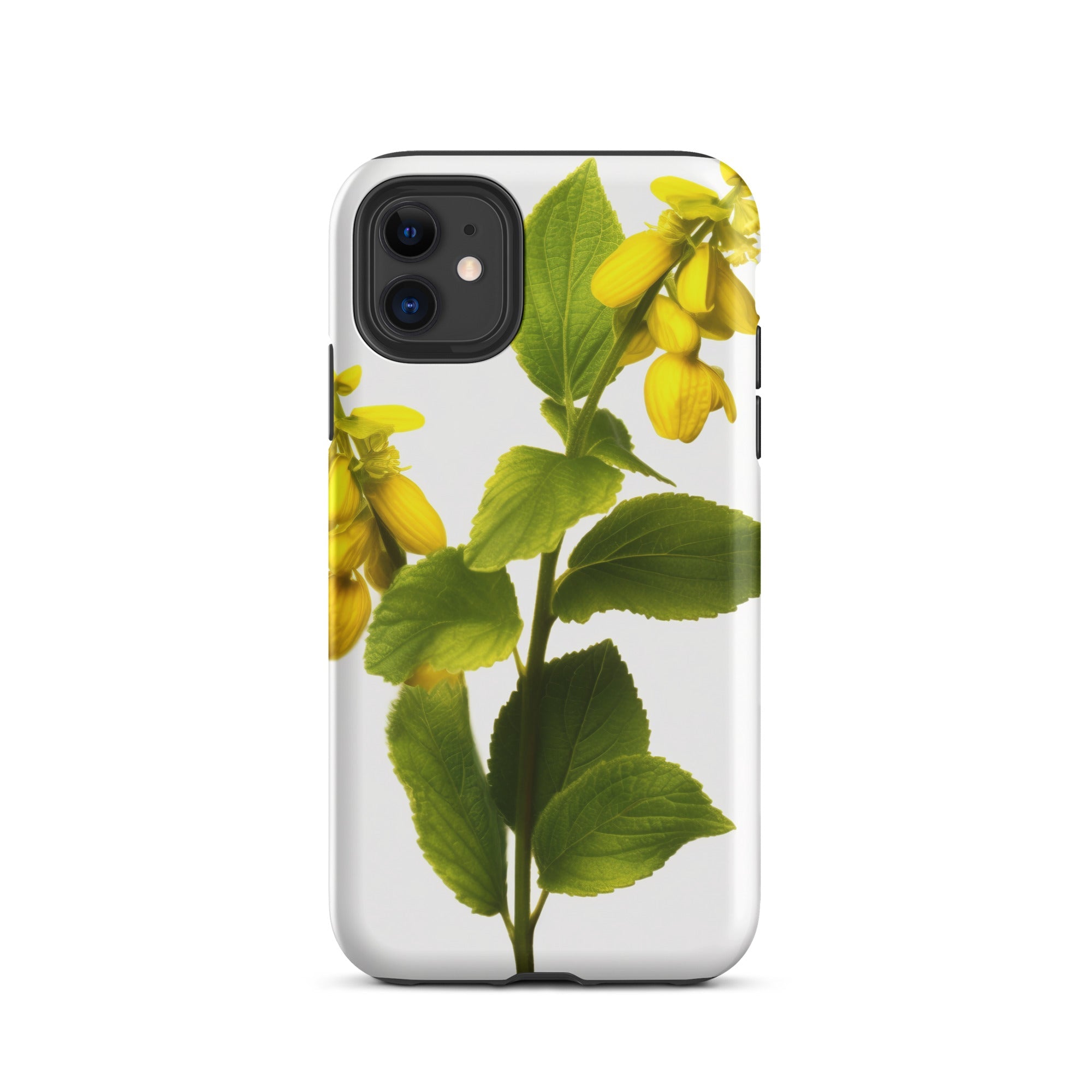 Yellow Archangel Flower iPhone Case by Visual Verse - Image 2