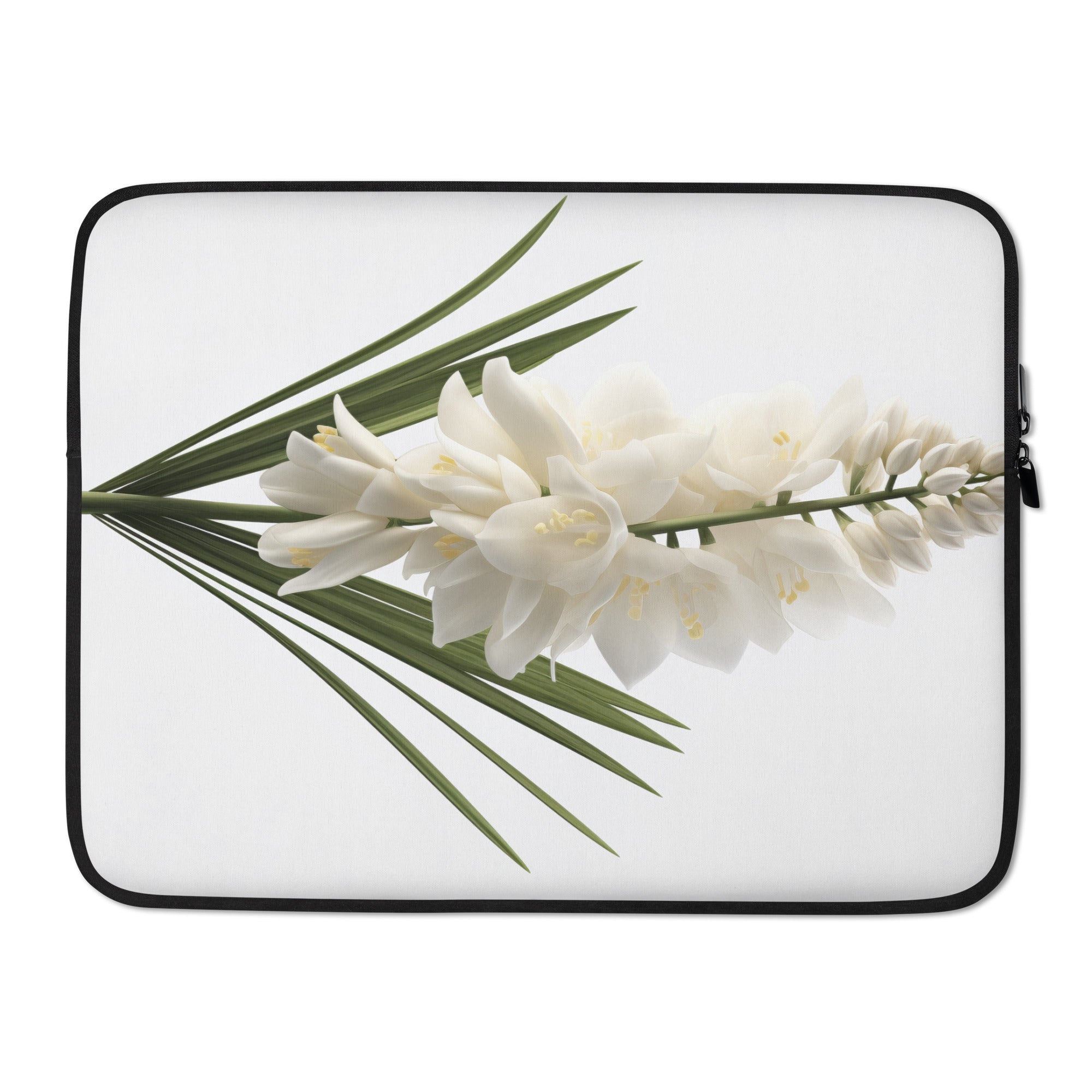 Yucca Flower Laptop Sleeve by Visual Verse - Image 1