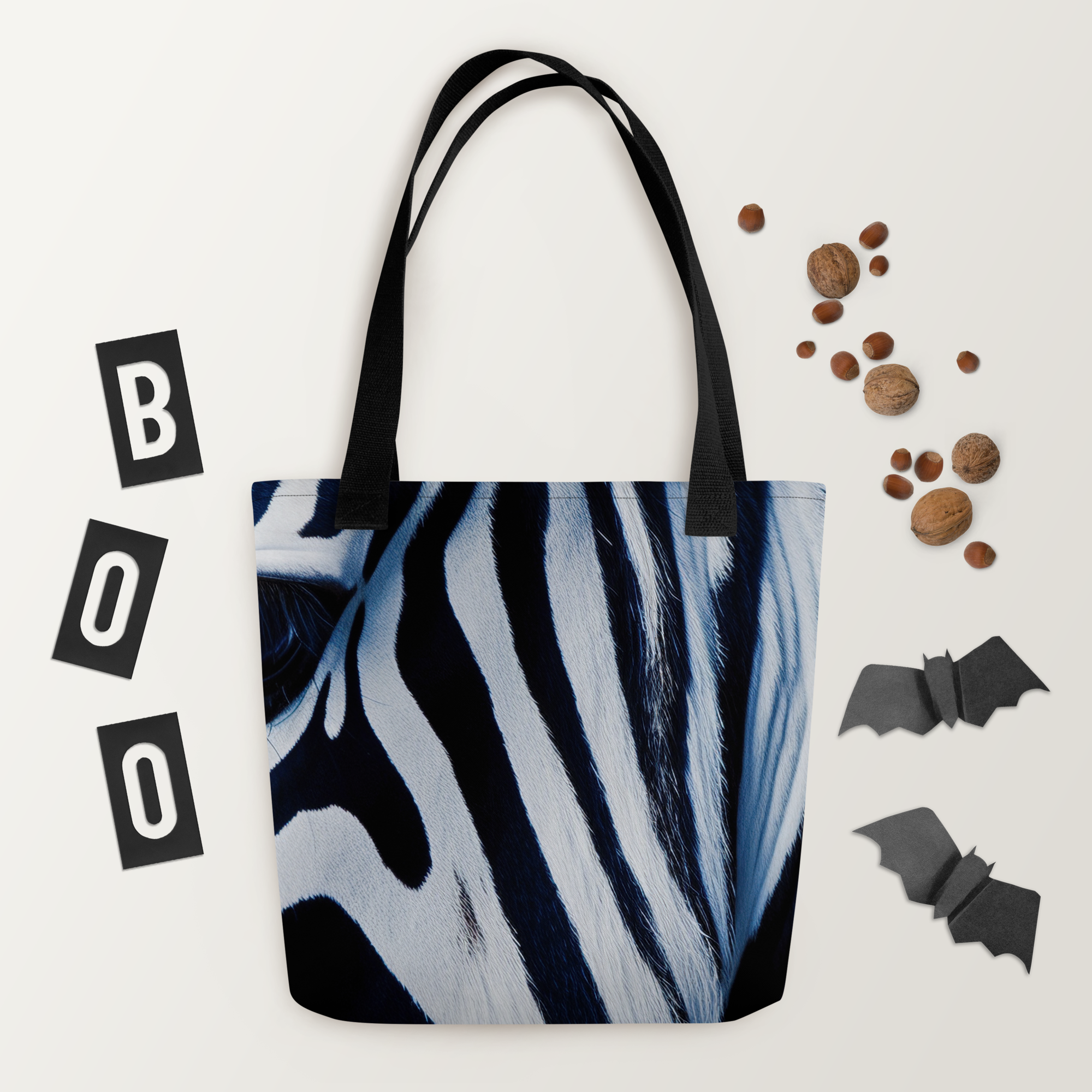 Zebra Tote Bag by Visual Verse - Image 10