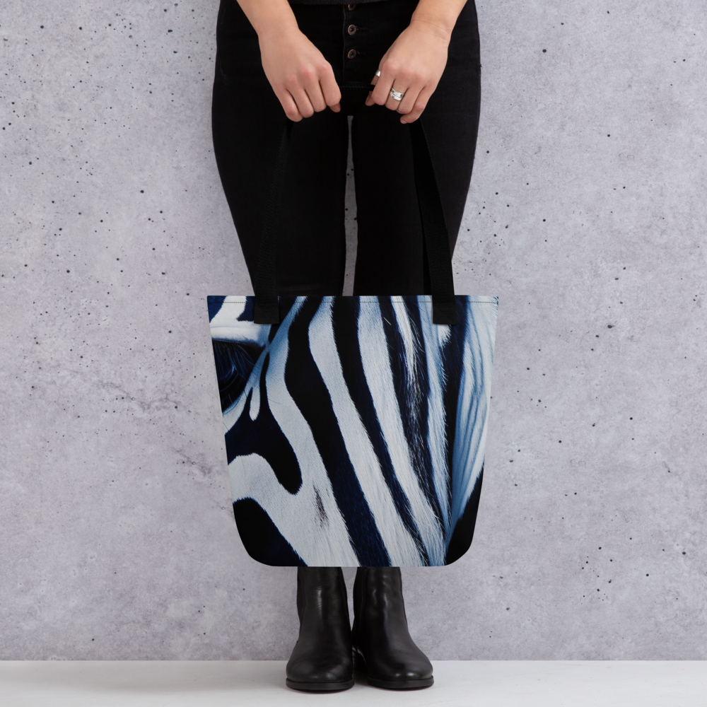 Zebra Tote Bag by Visual Verse - Image 18