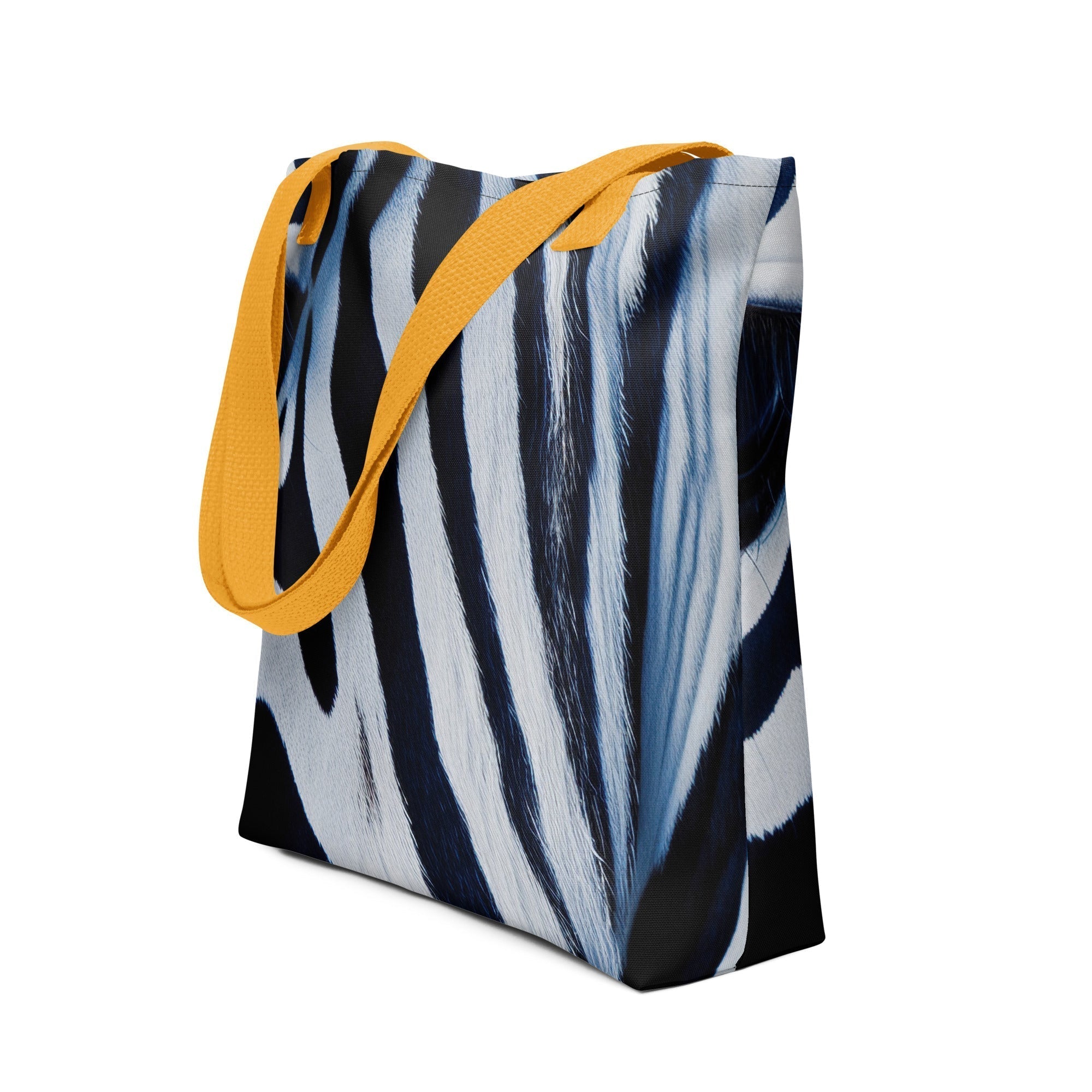 Zebra Tote Bag by Visual Verse - Image 3