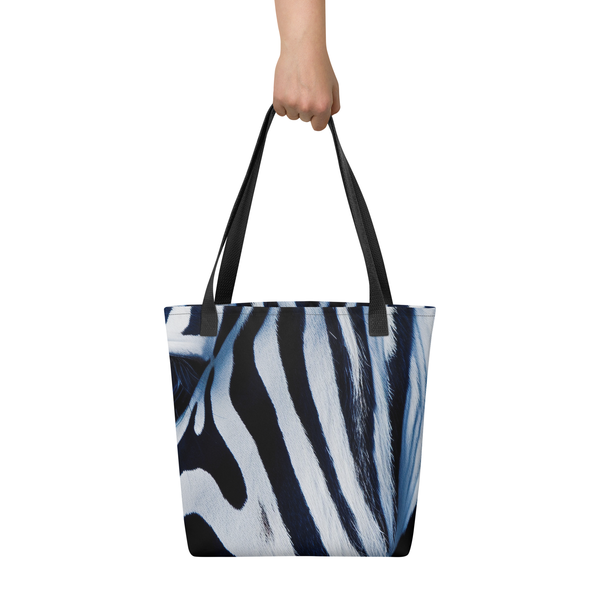 Zebra Tote Bag by Visual Verse - Image 5
