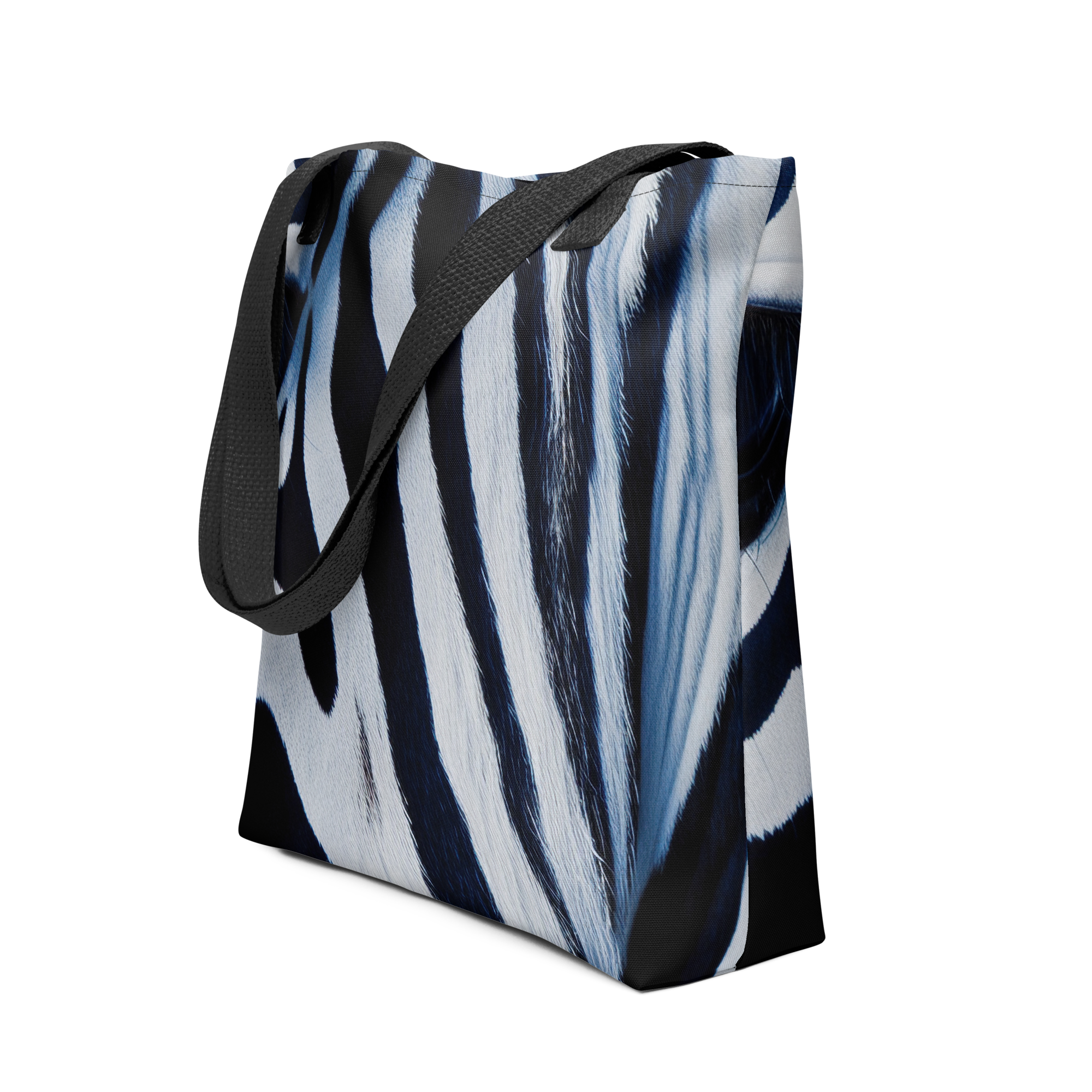 Zebra Tote Bag by Visual Verse - Image 6