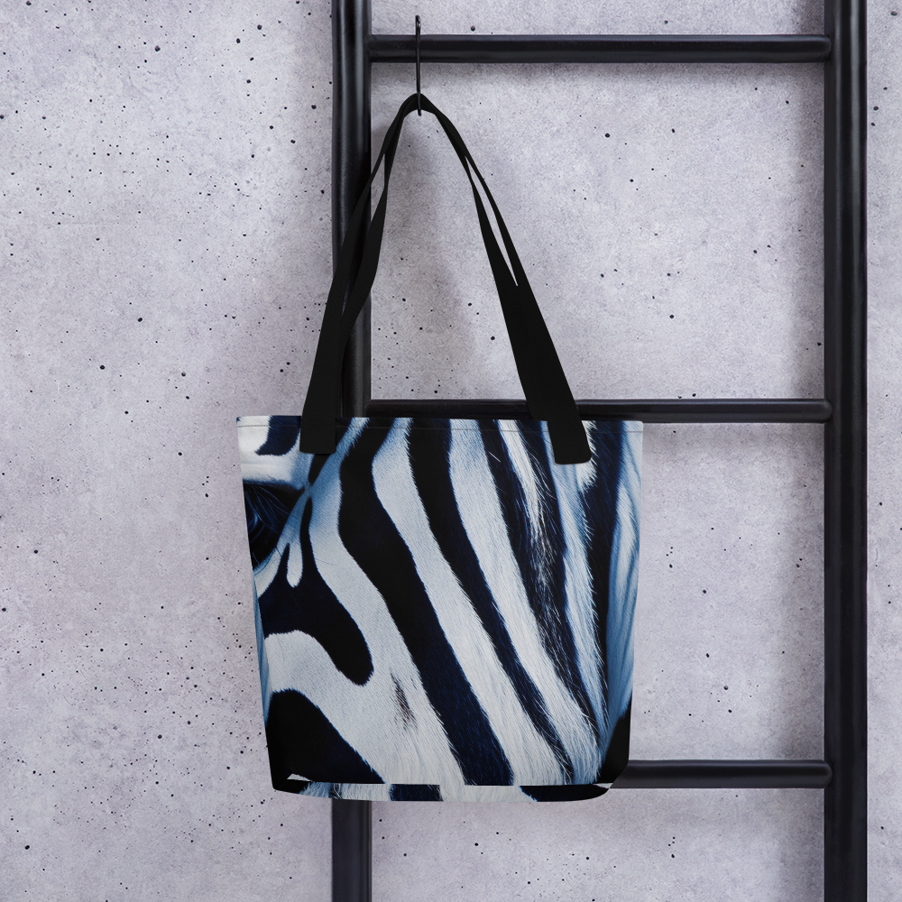 Zebra Tote Bag by Visual Verse - Image 8