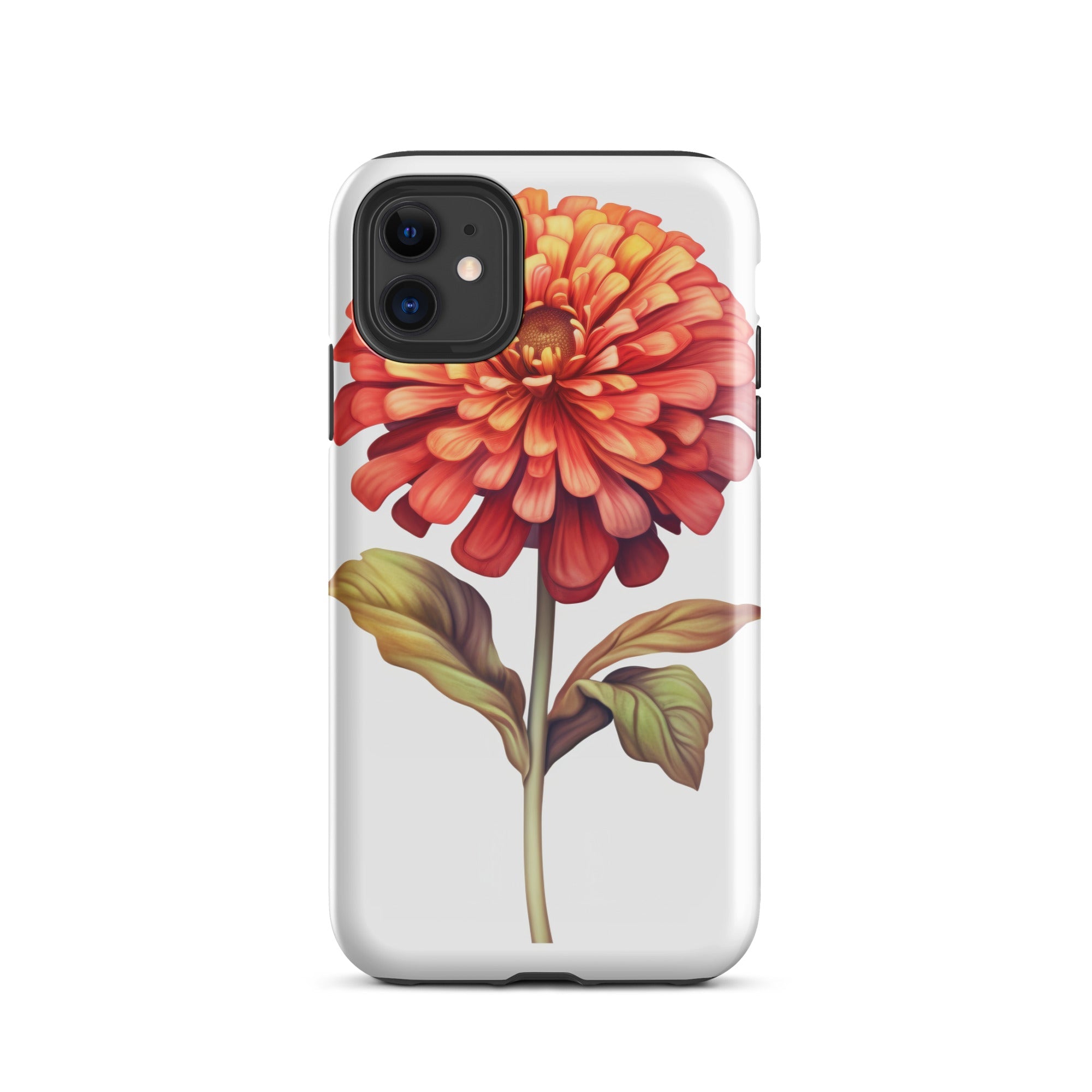 Zinnia Flower iPhone Case by Visual Verse - Image 1
