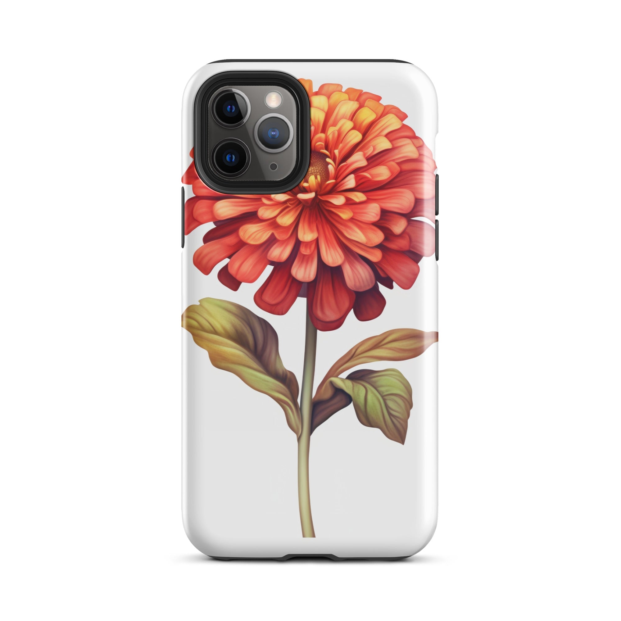 Zinnia Flower iPhone Case by Visual Verse - Image 3