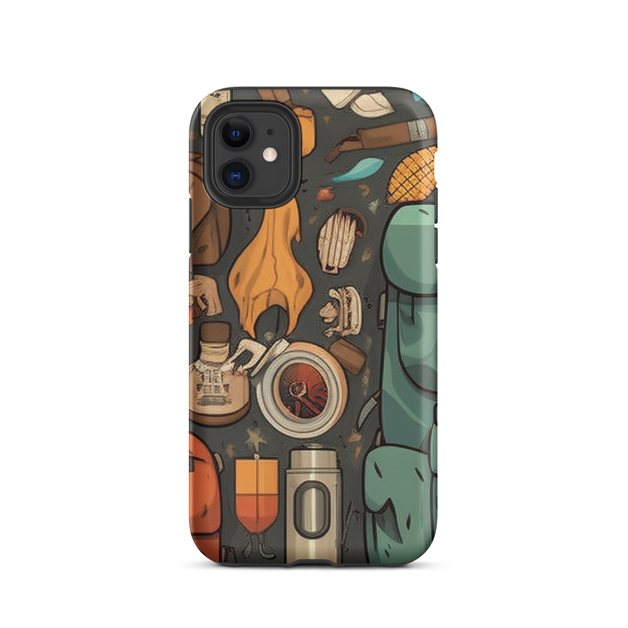 Adventure Gear Print iPhone Case by Visual Verse - Image 2