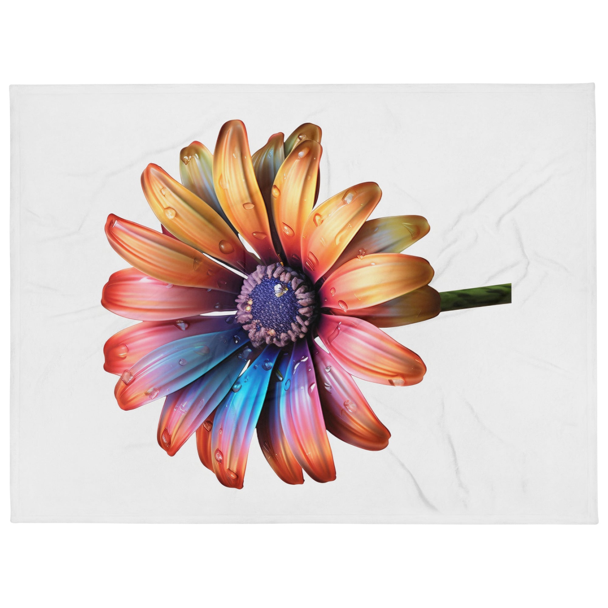 African Daisy Flower Blanket by Visual Verse - Image 1